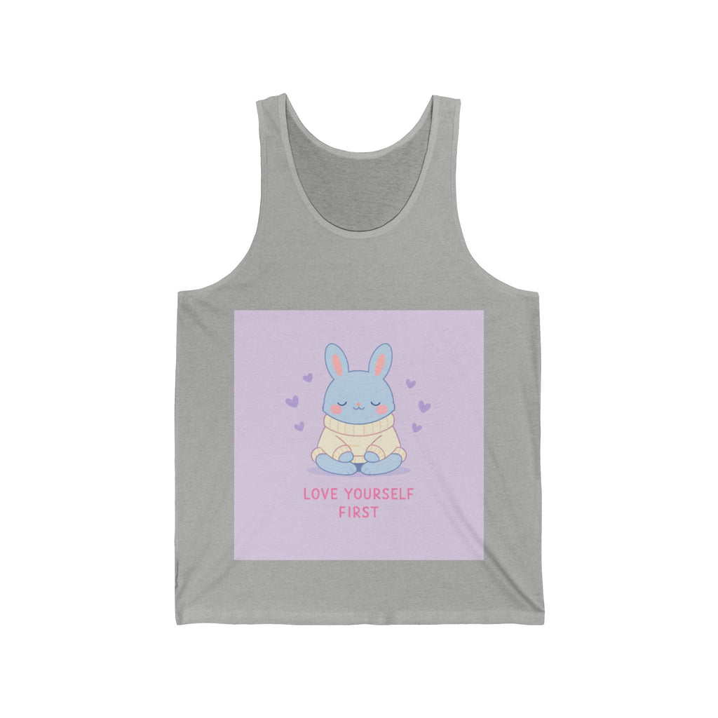 LOVE YOURSELF FIRST Bunny Tank Top