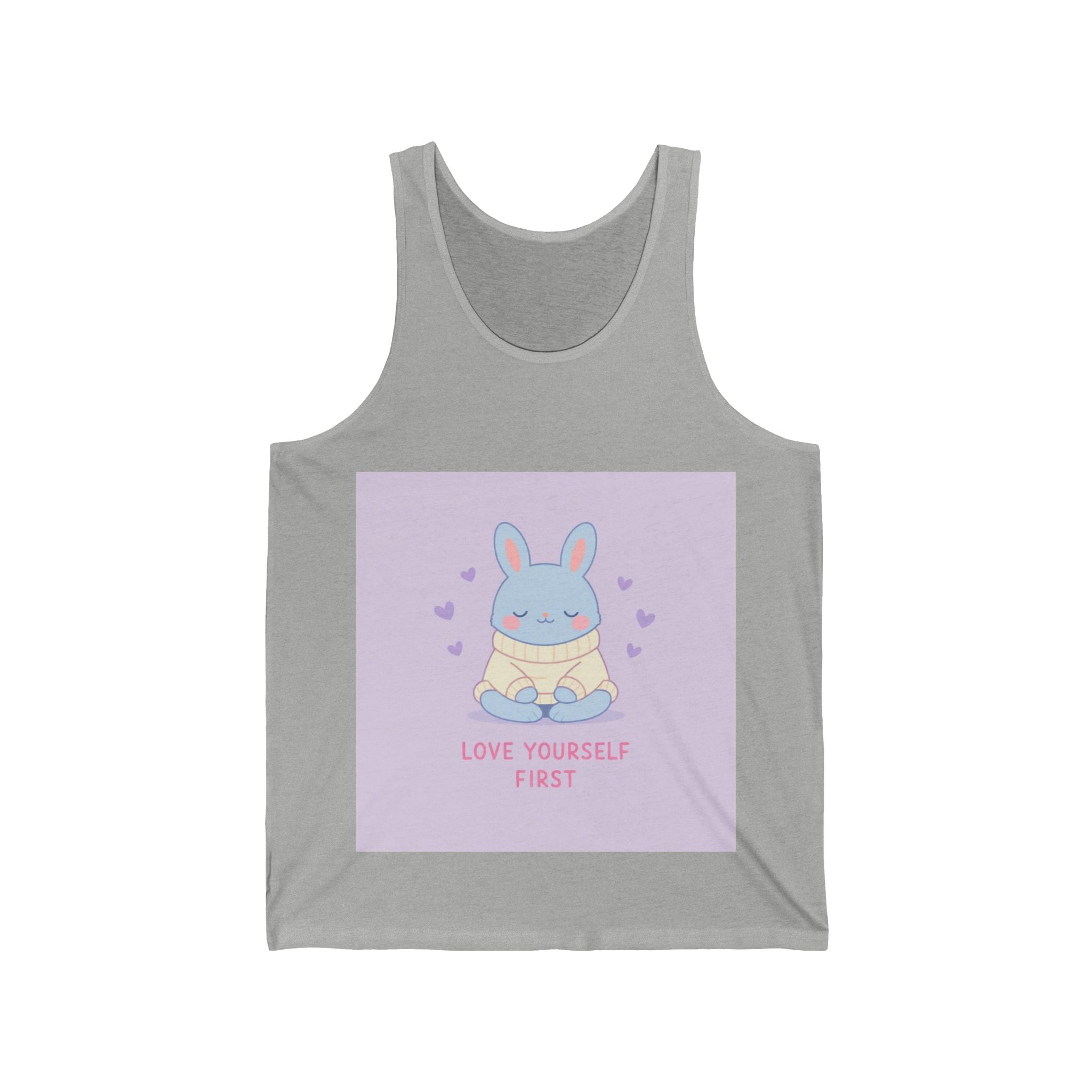 LOVE YOURSELF FIRST Bunny Tank Top