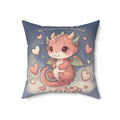 Cats With Glasses Square Pillow – Be Gentle With Yourself