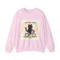 "Study Hard Dream Big" Black Cat Crewneck | College Girl Gift | Fashion | KayKay Classics