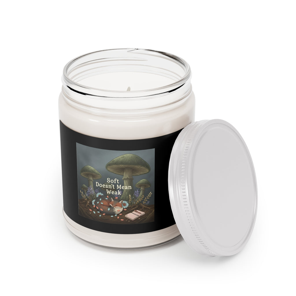 Fox Scented Candle – Soft Doesnt Mean Weak