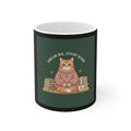 Cat Mug 11oz – Dream Big, Study Hard