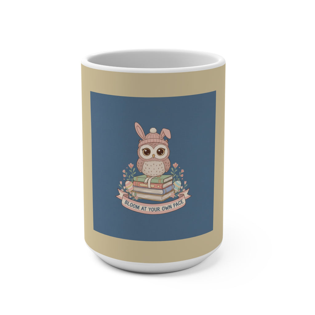 Bunny Mug 15oz – Bloom at Your Own Pace