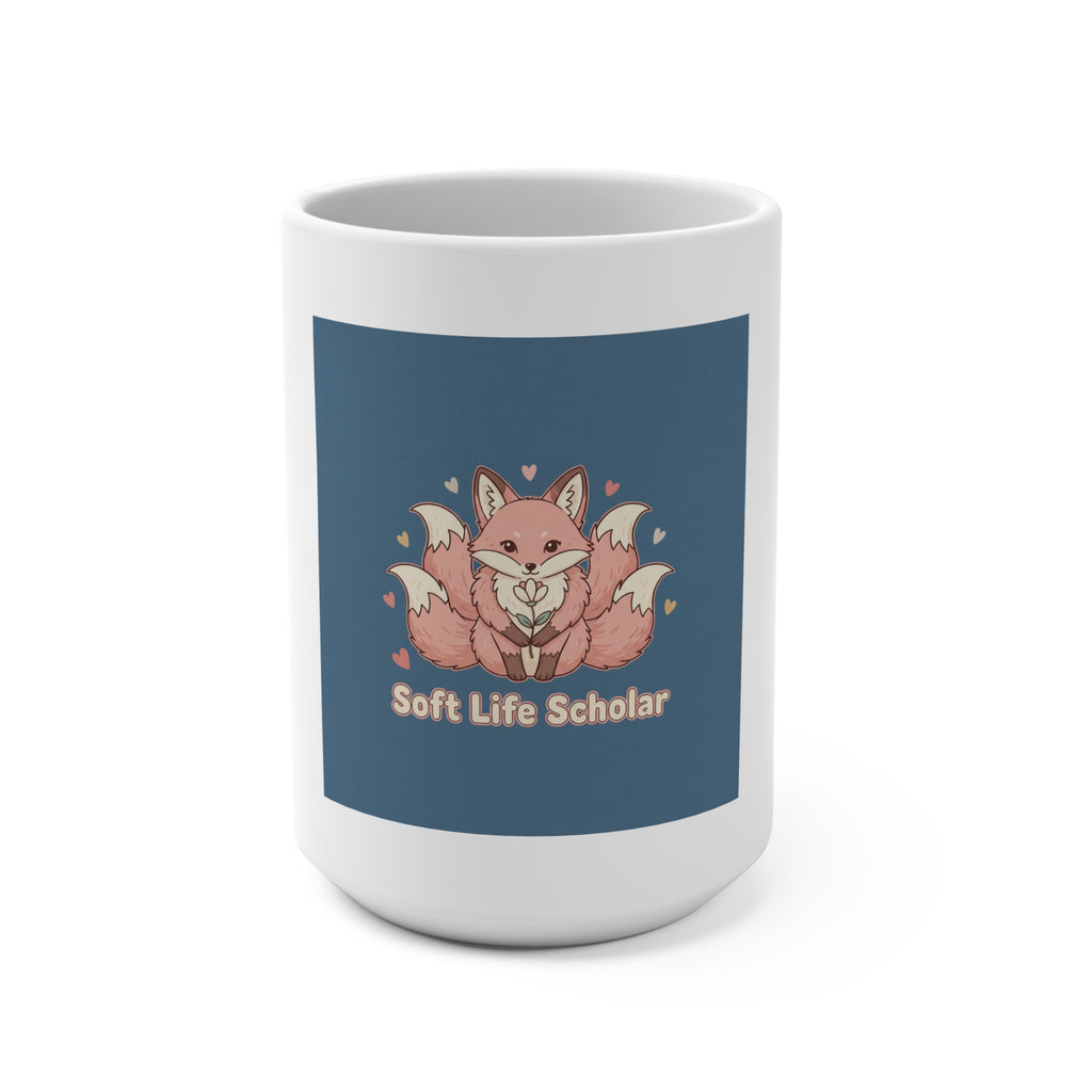 Kitsune Mug 15oz – Soft Life Scholar
