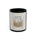Dream Big, Study Hard Birds Black Mug 11oz