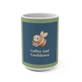Bee Mug 15oz – Coffee and Confidence