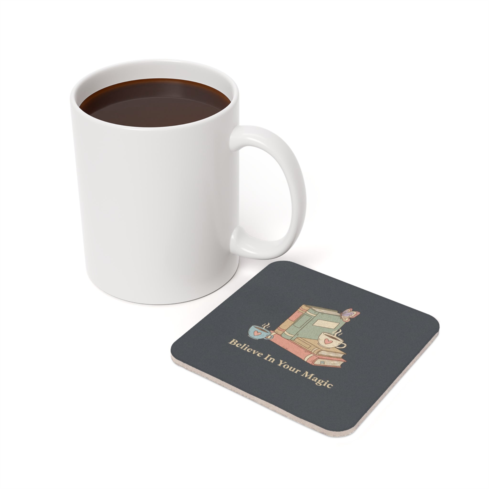 Butterfly Cork Coaster – Believe in Your Magic