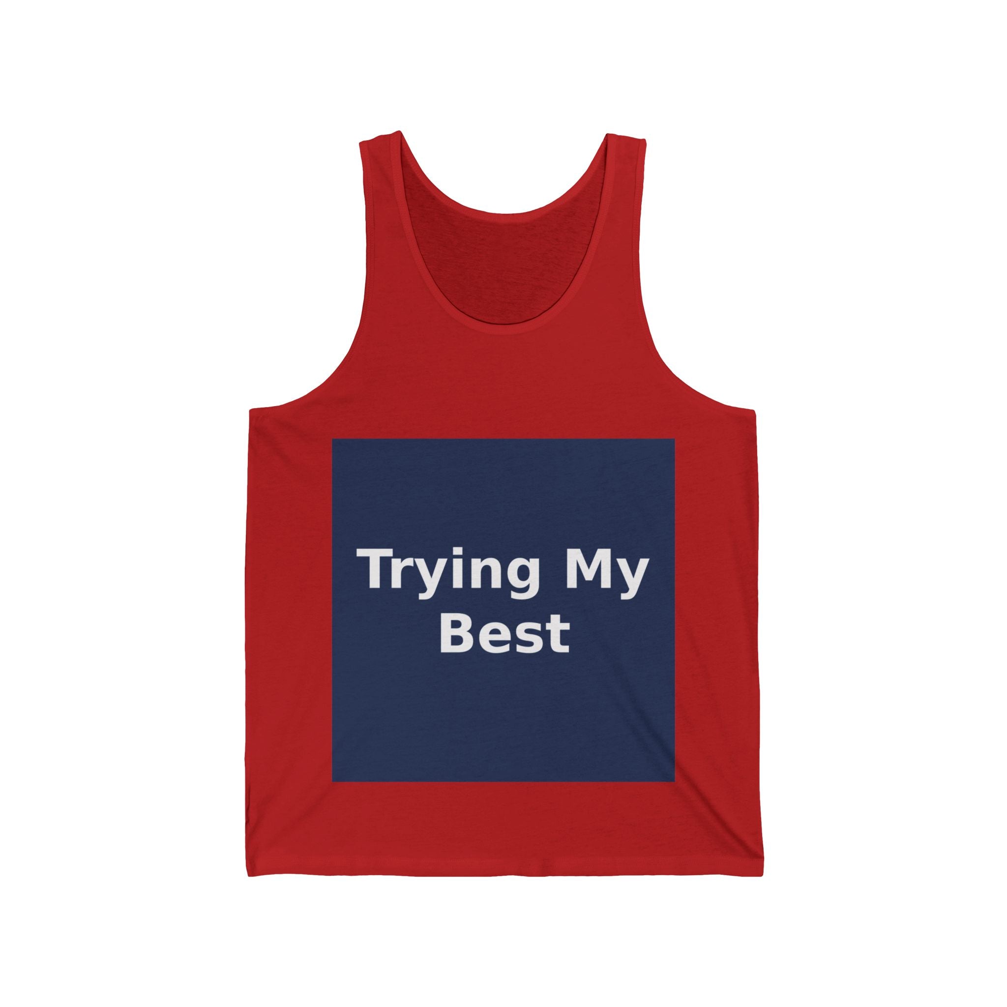 "Trying My Best" Black Cat Tank Top | College Girl Gift | Fashion | KayKay Classics