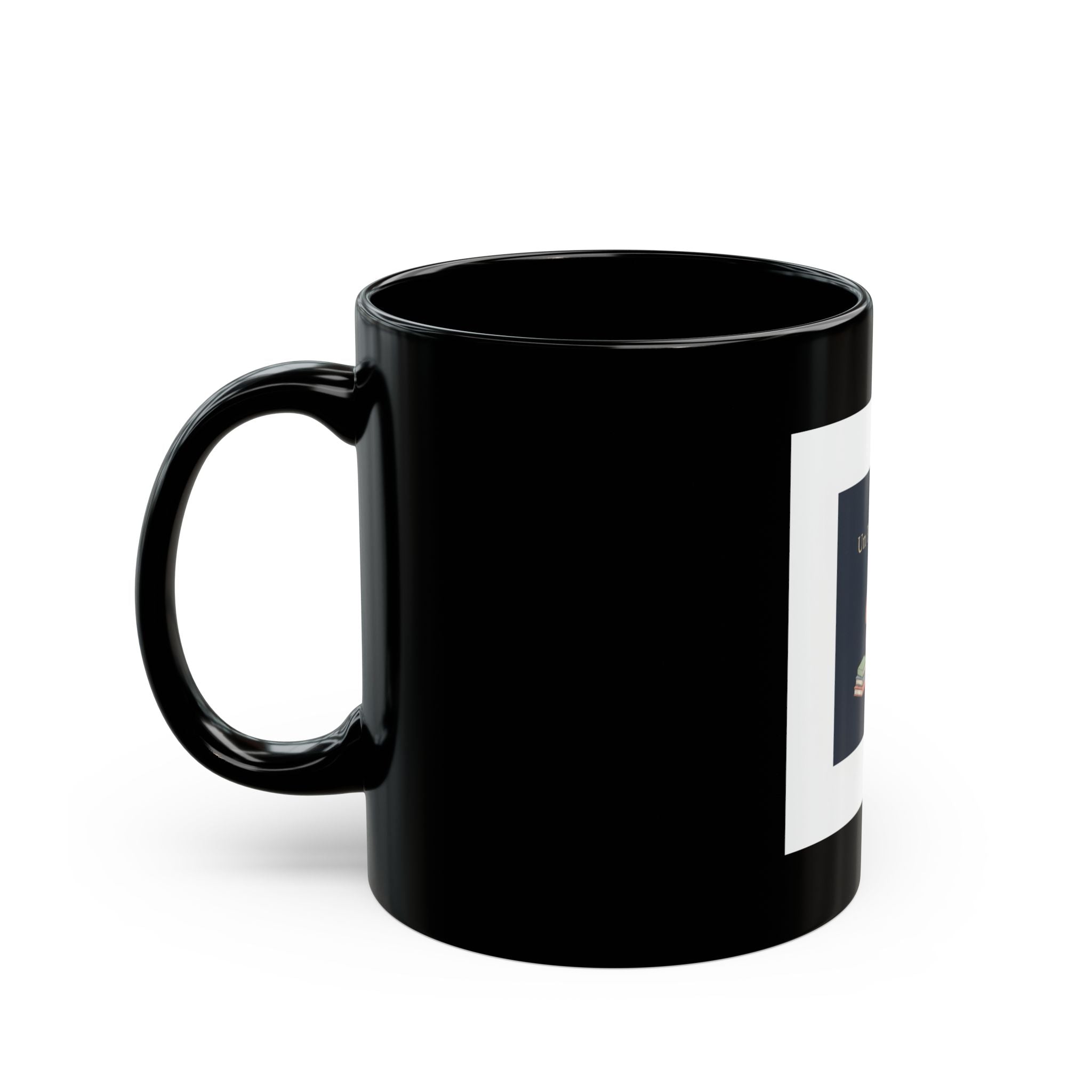 Bunny Black Mug 11oz – Un Paso a la Vez