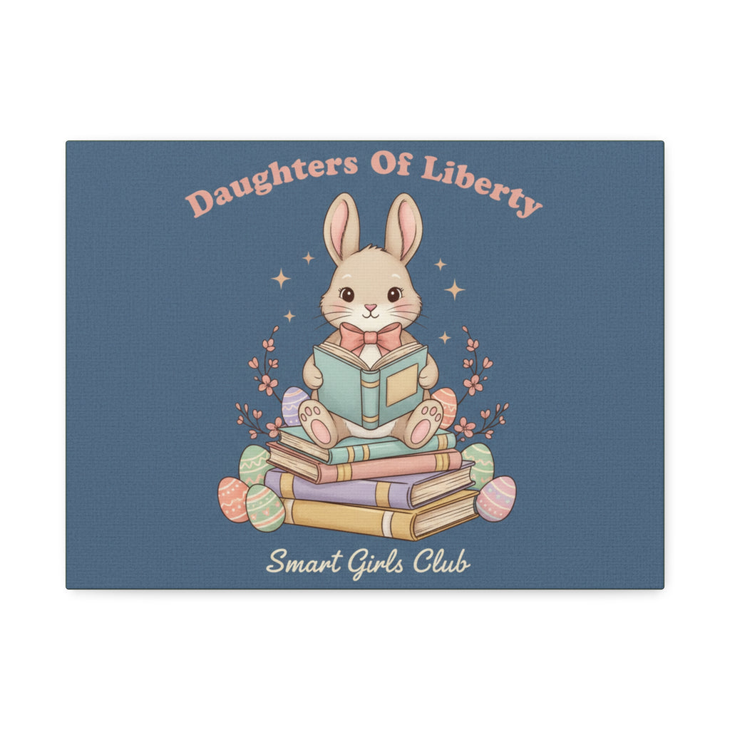 Bunny Canvas Print – Daughters of Liberty Smart Girls Club