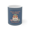 Hamster With Laptop Mug 11oz – You Are Allowed to Grow Slowly Grace and