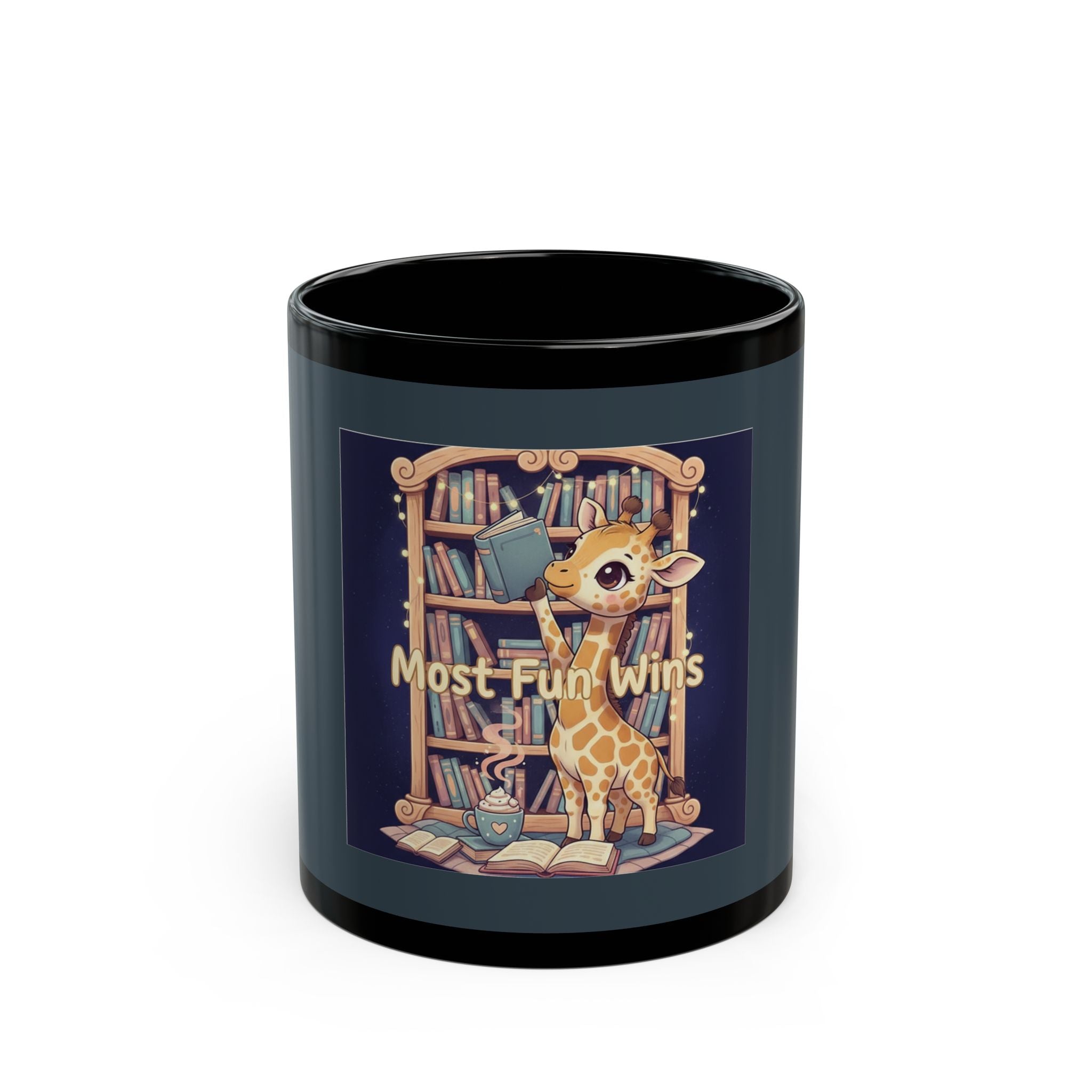 Giraffe Black Mug 11oz – Most Fun Wins