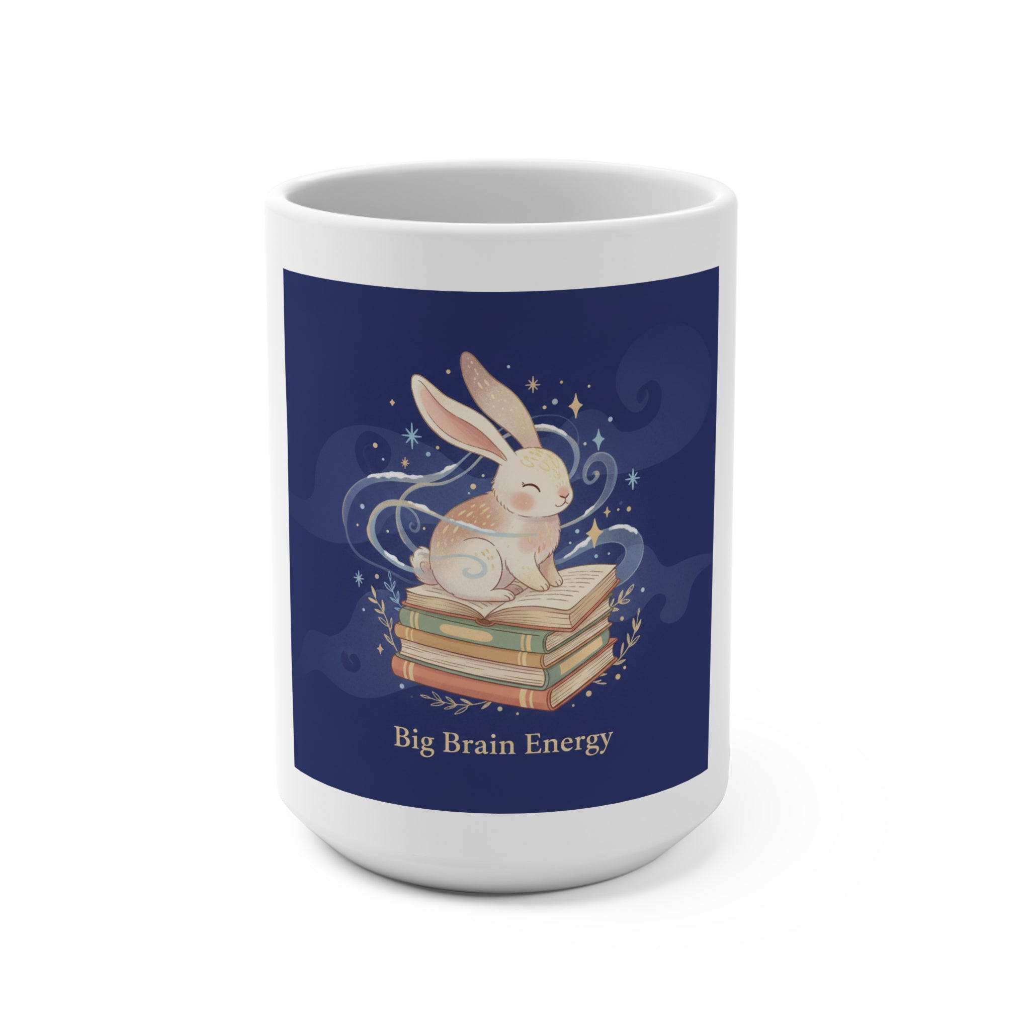 Big Brain Energy Rabbit Mug 15oz