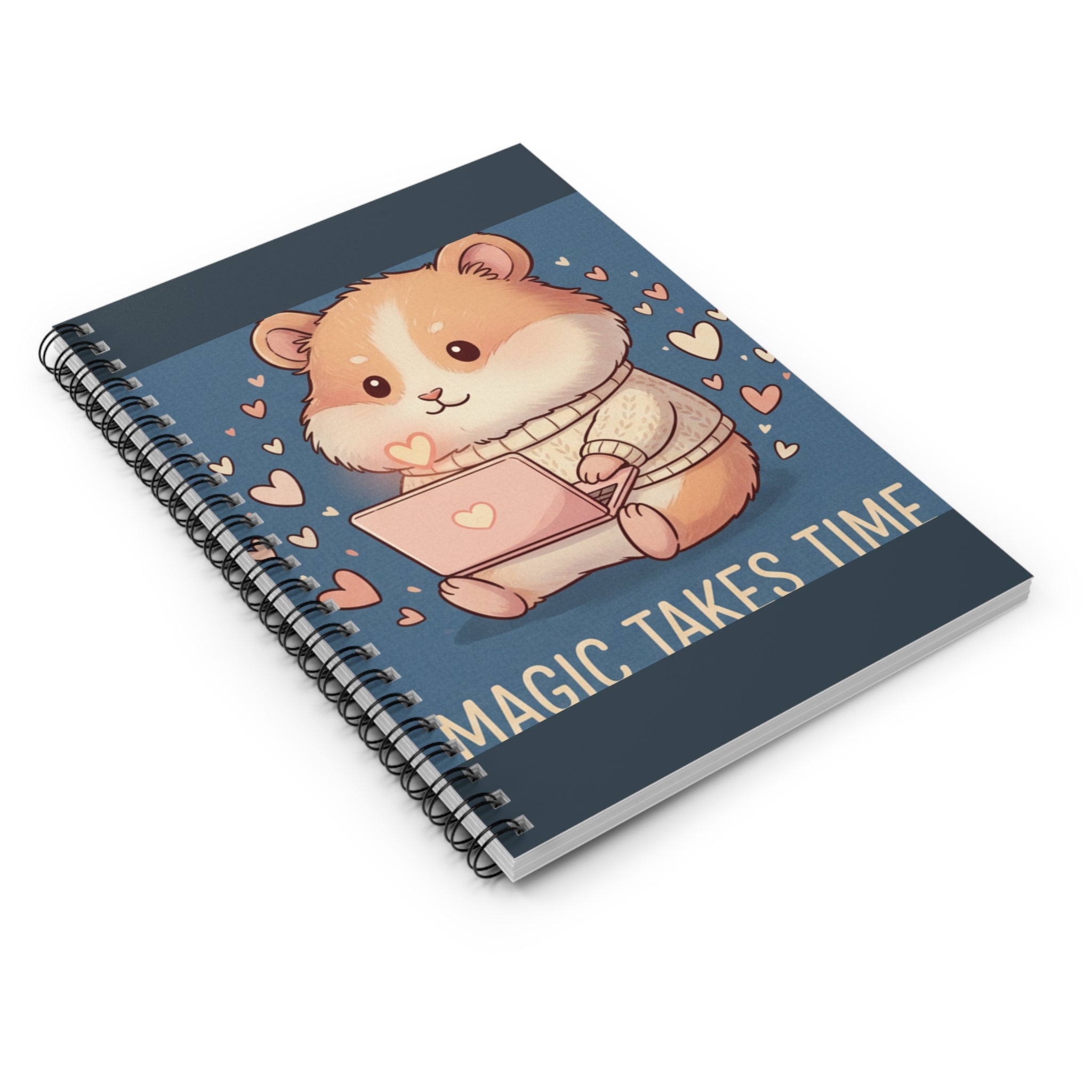 Hamster Spiral Notebook – Magic Takes Time