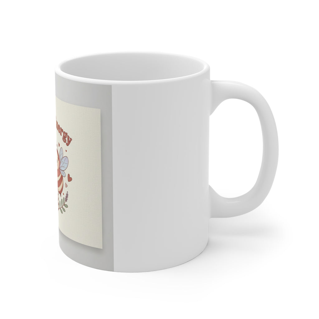 Big Brain Energy Bees Mug 11oz