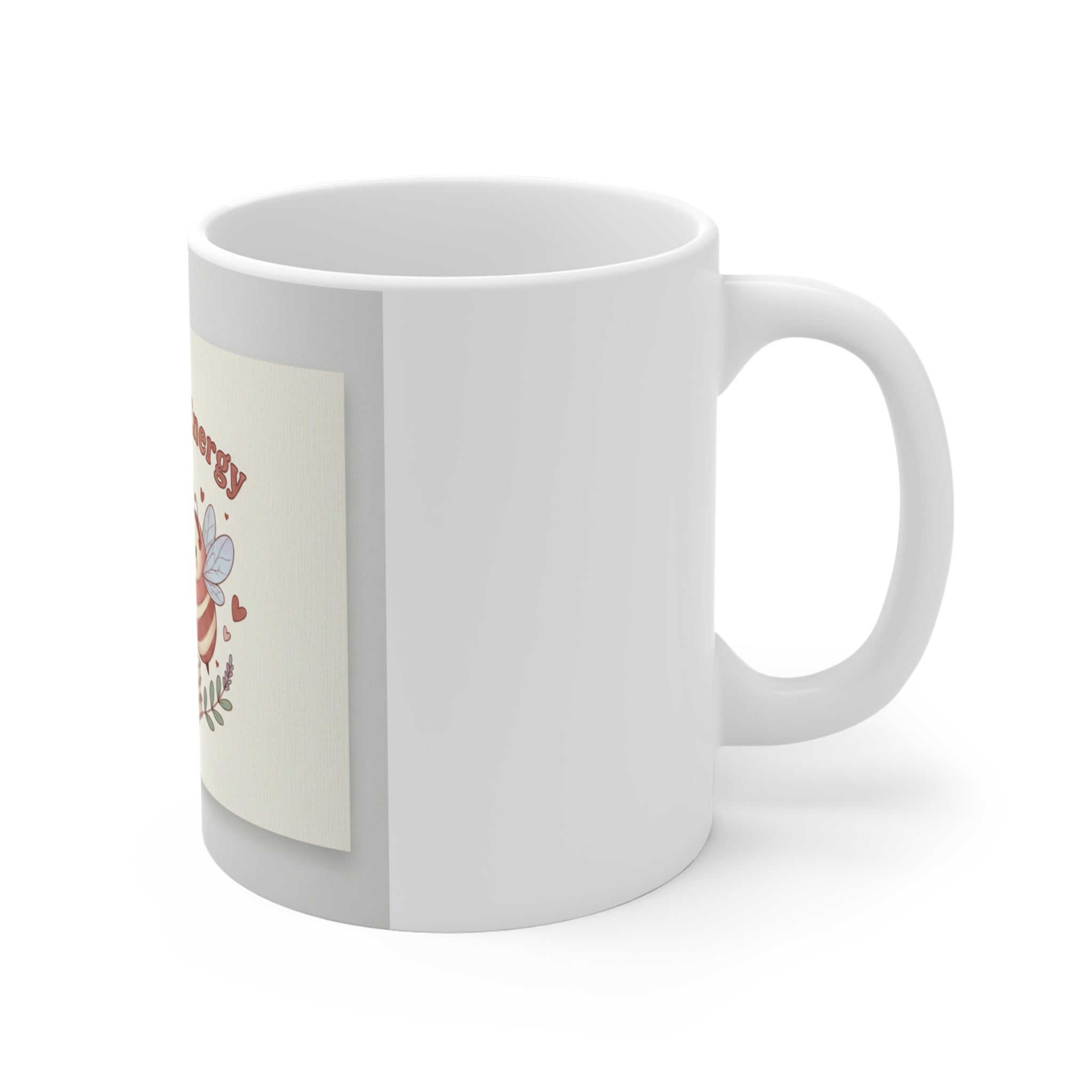 Big Brain Energy Bees Mug 11oz