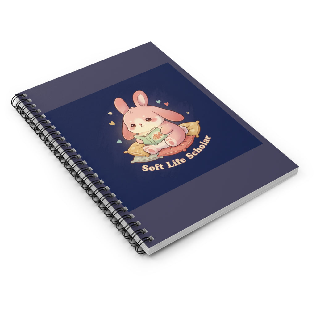 Bunny Spiral Notebook – Soft Life Scholar