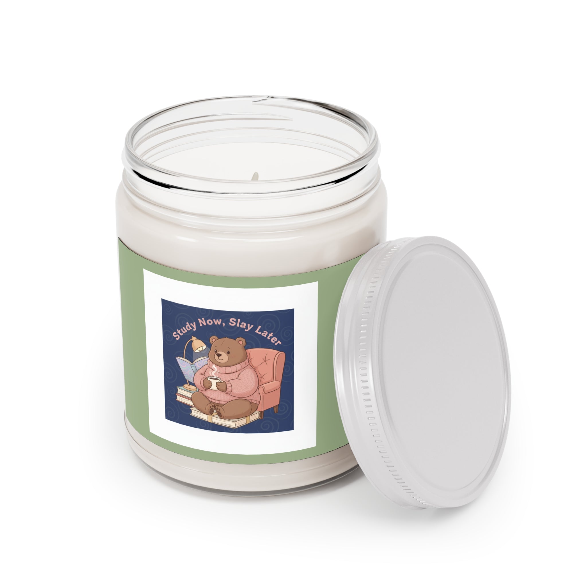 Bear Scented Candle – Study Now Slay Later