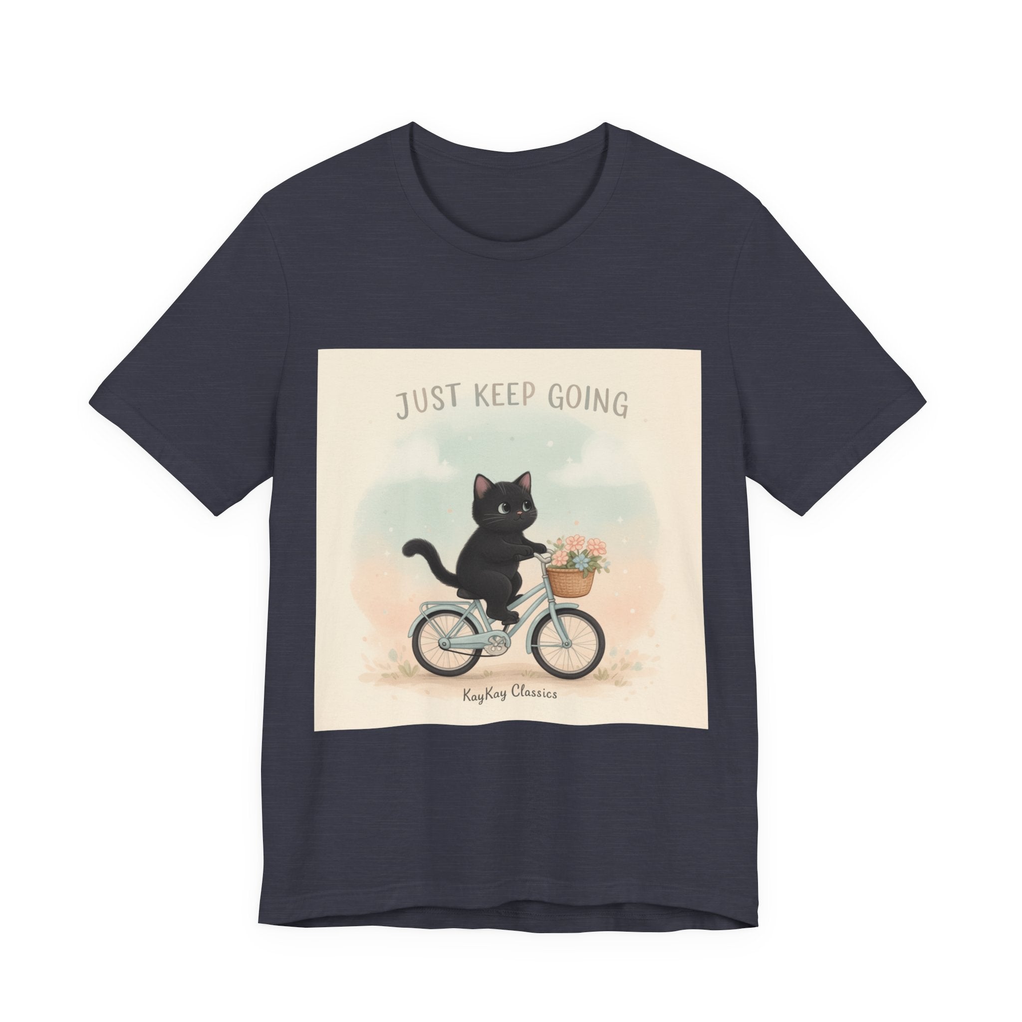 "Design" Black Cat Women Tee | College Girl Gift | Fashion | KayKay Classics