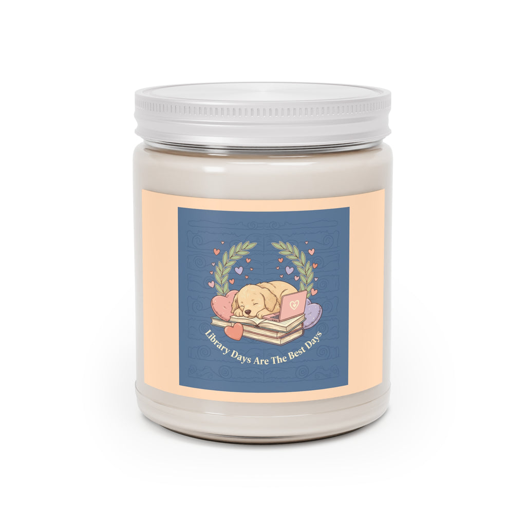 Library Days Are The Best Days Dog Scented Candle