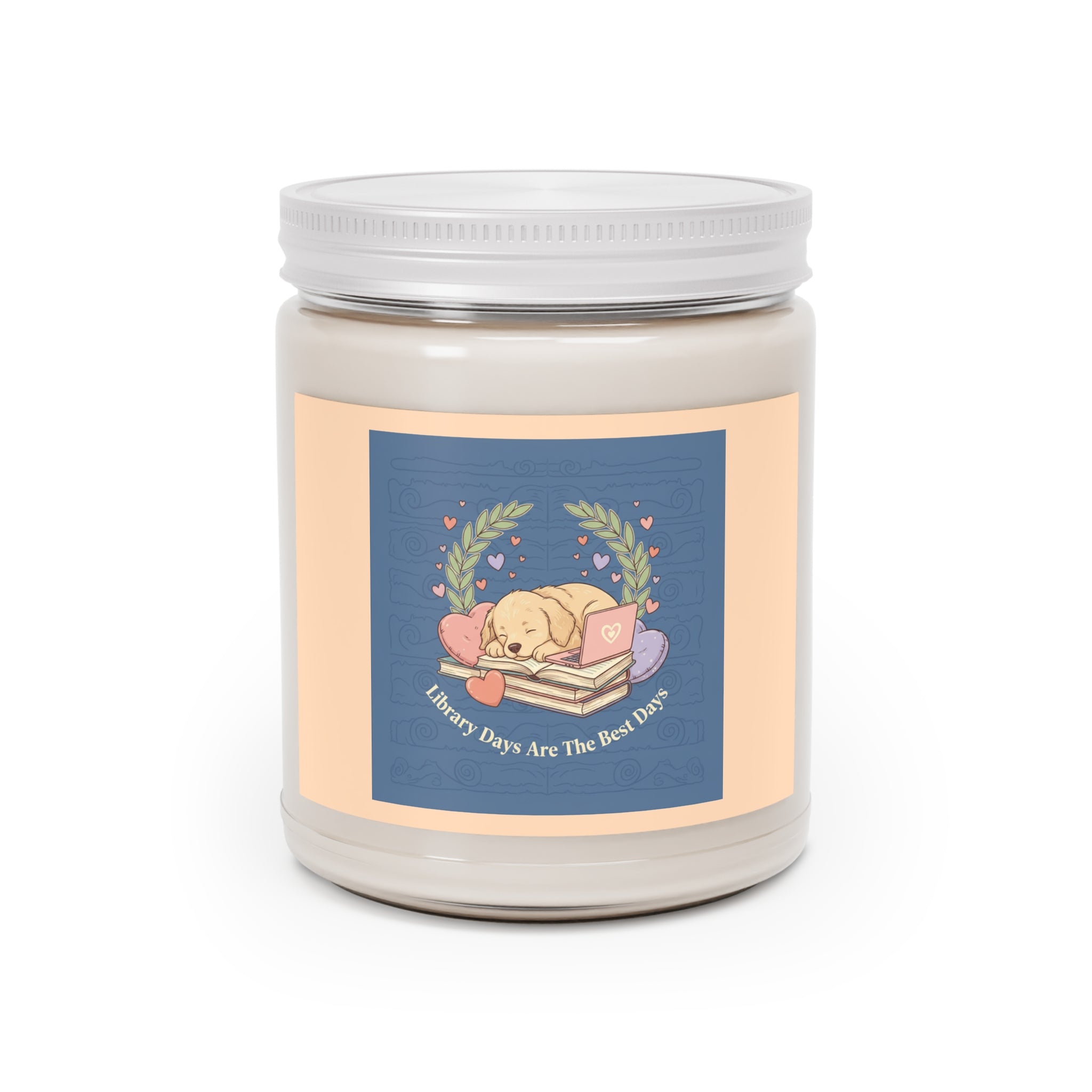 Library Days Are The Best Days Dog Scented Candle