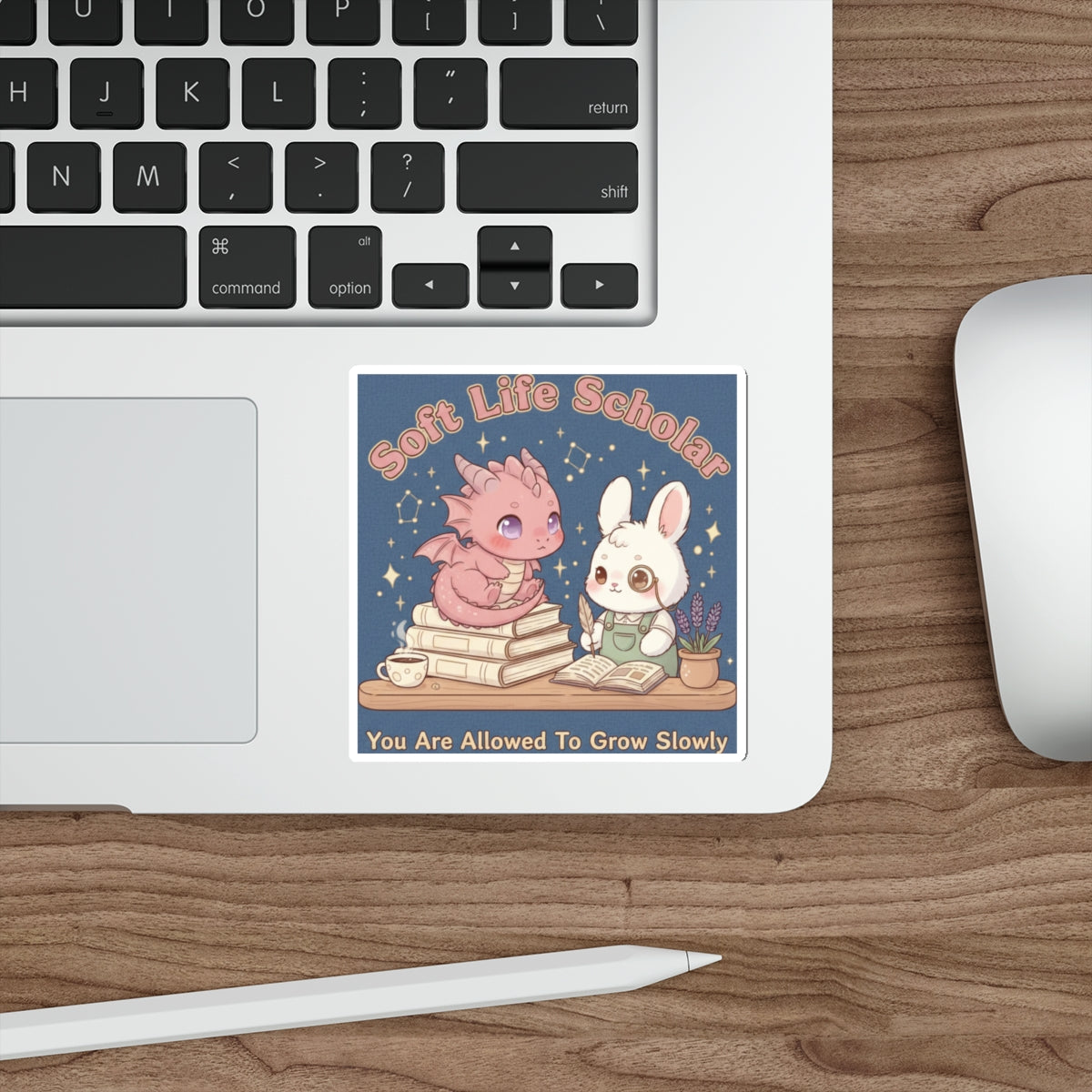 Dragon Die-Cut Sticker – Soft Life Scholar You Are Allowed to Gro
