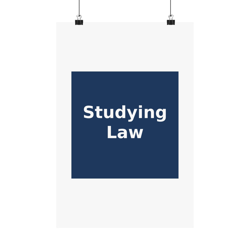 Studying Law - KayKay Poster