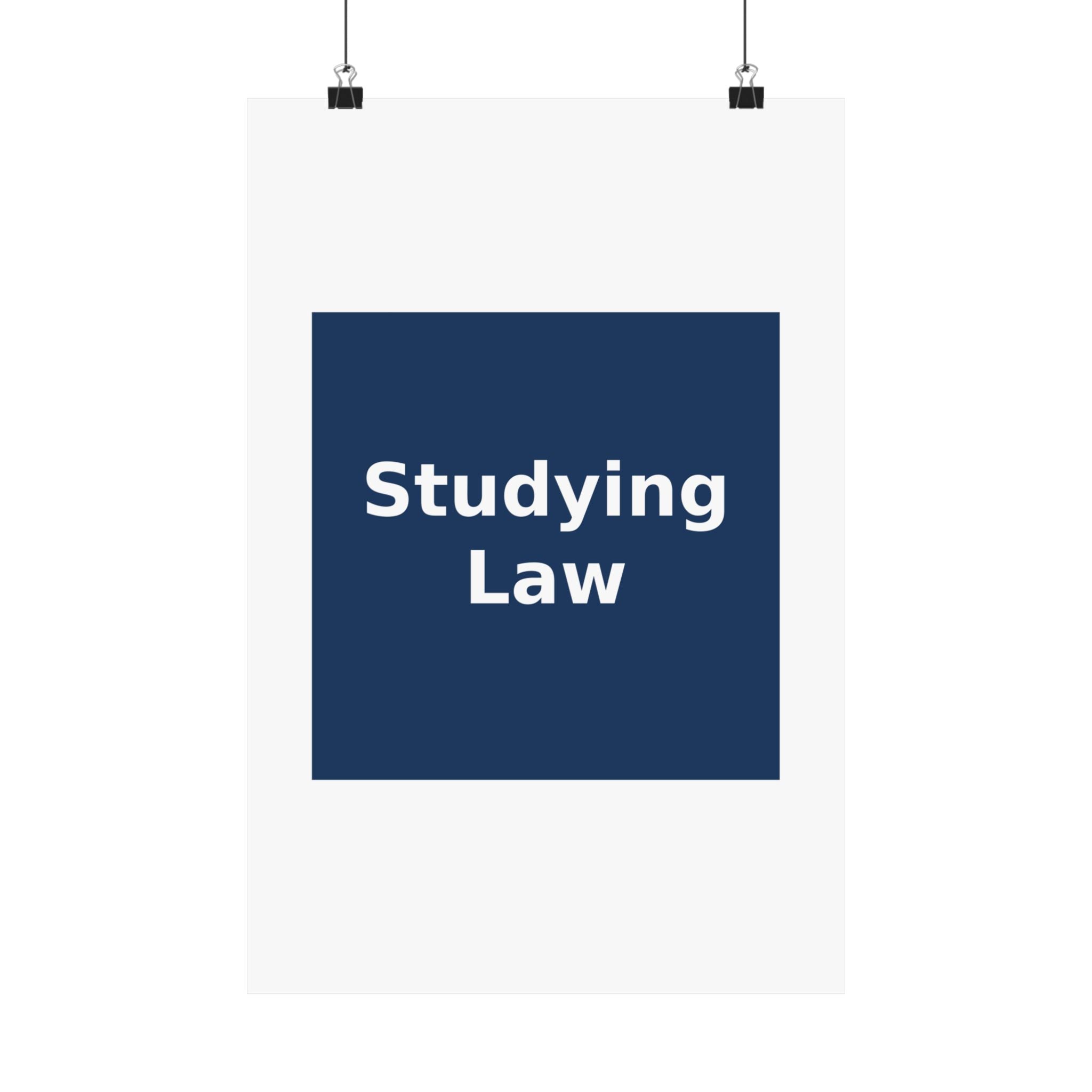 Studying Law - KayKay Poster