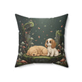 Puppies Square Pillow – Magic Takes Time