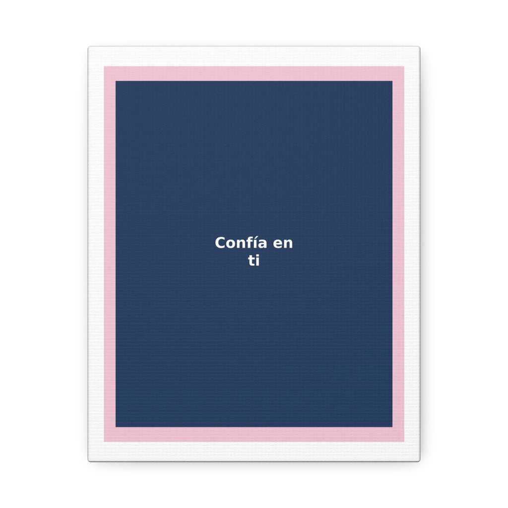"Confía en ti" Black Cat Canvas | College Girl Gift | Fashion | KayKay Classics