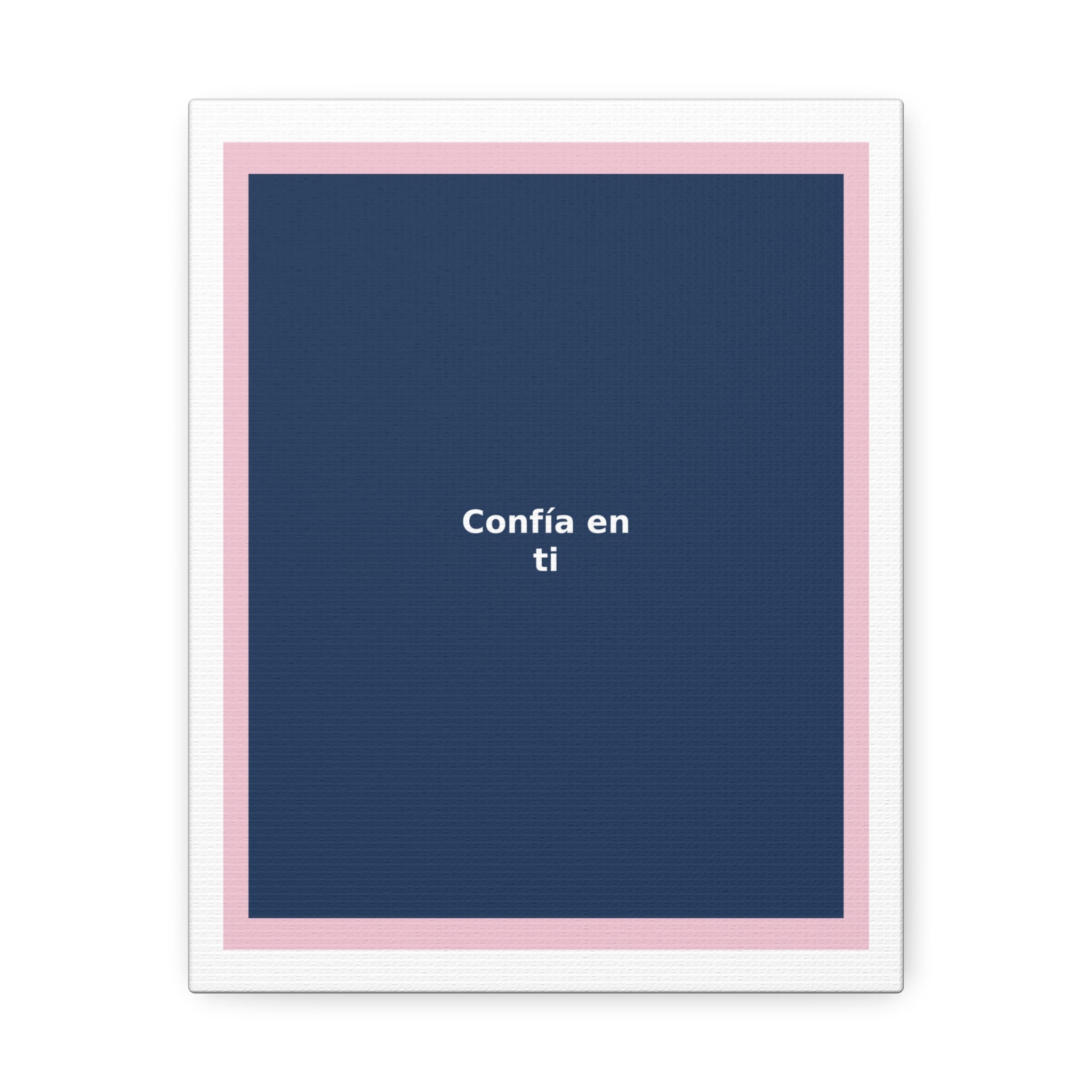 "Confía en ti" Black Cat Canvas | College Girl Gift | Fashion | KayKay Classics