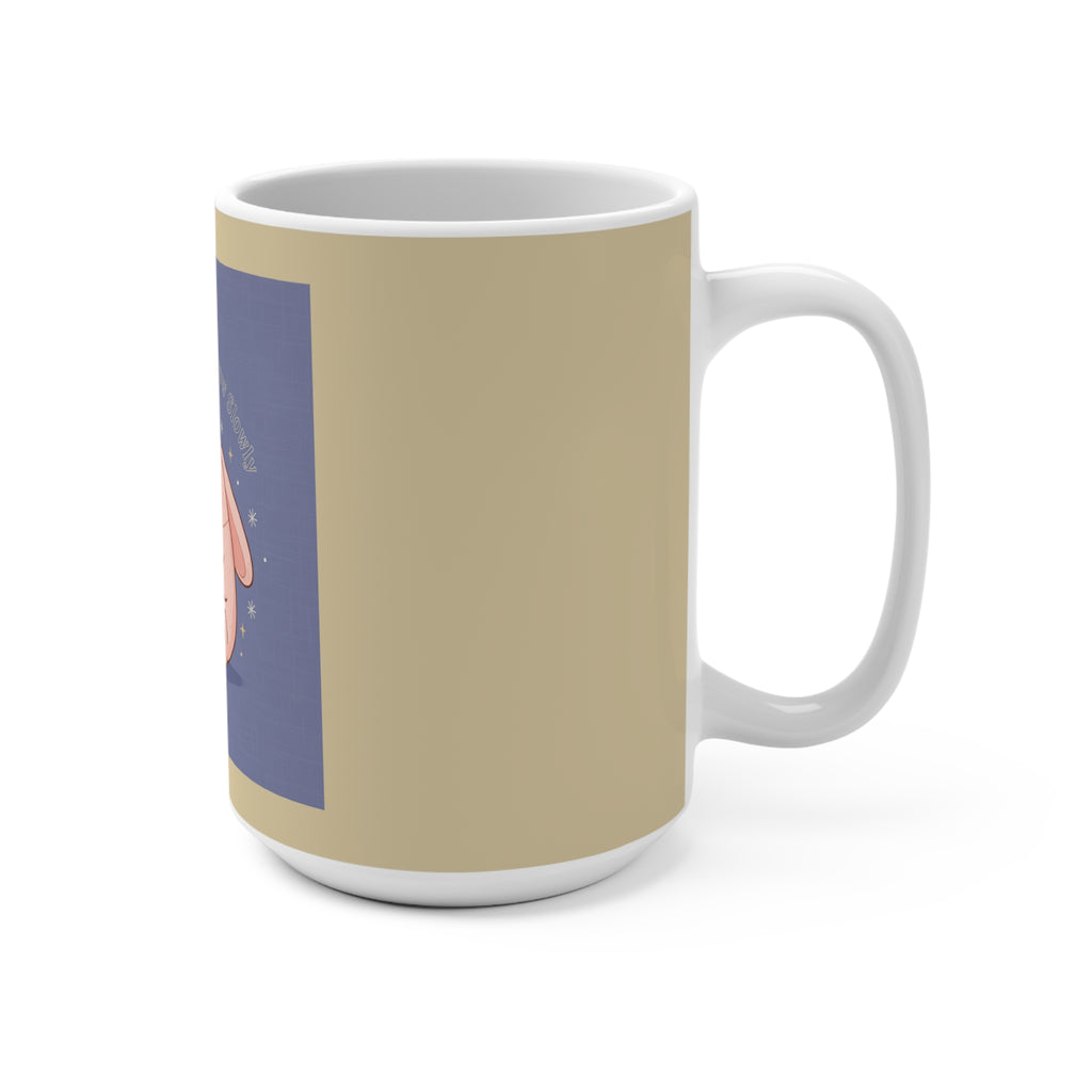 Rabbit Mug 15oz – You Are Allowed to Grow Slowly