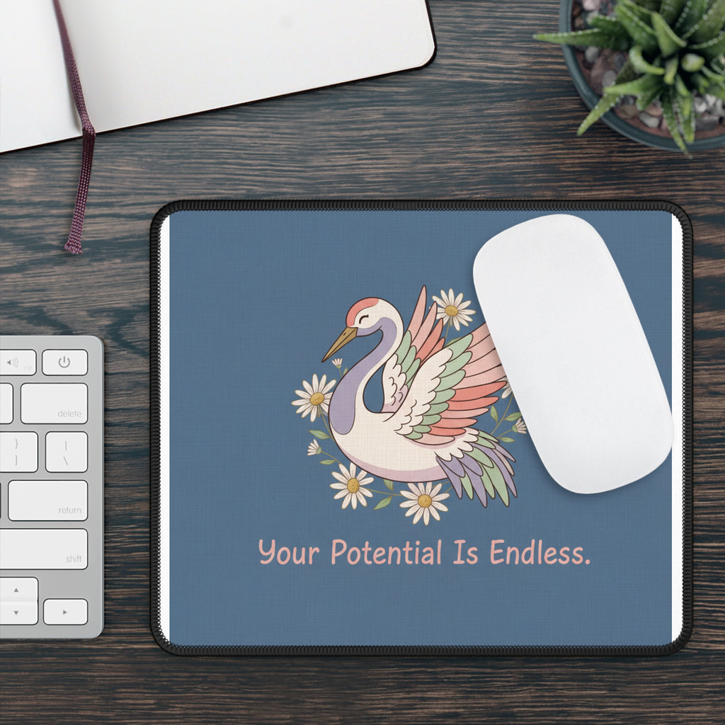 Crane Mouse Pad – Your Potential is Endless