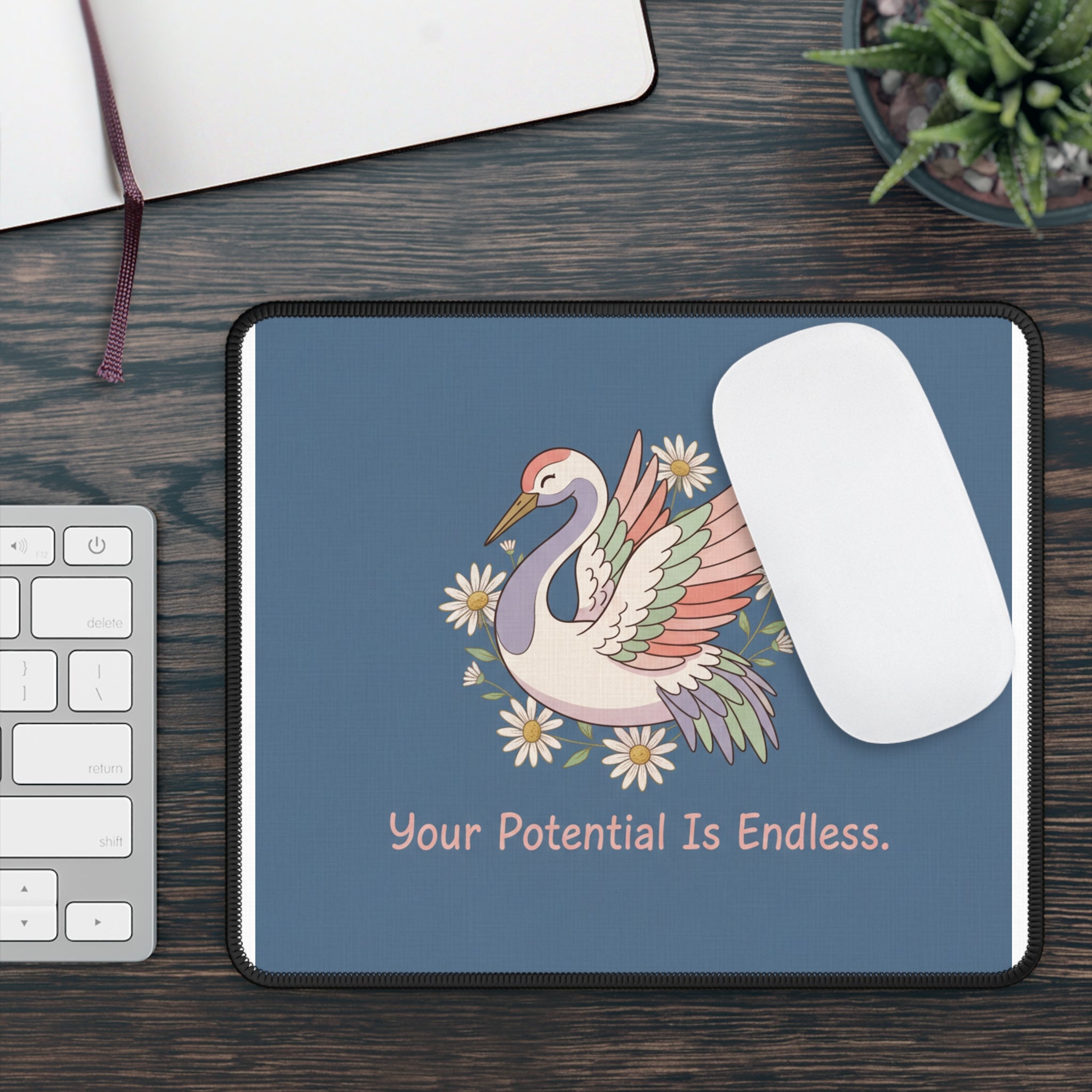 Crane Mouse Pad – Your Potential is Endless
