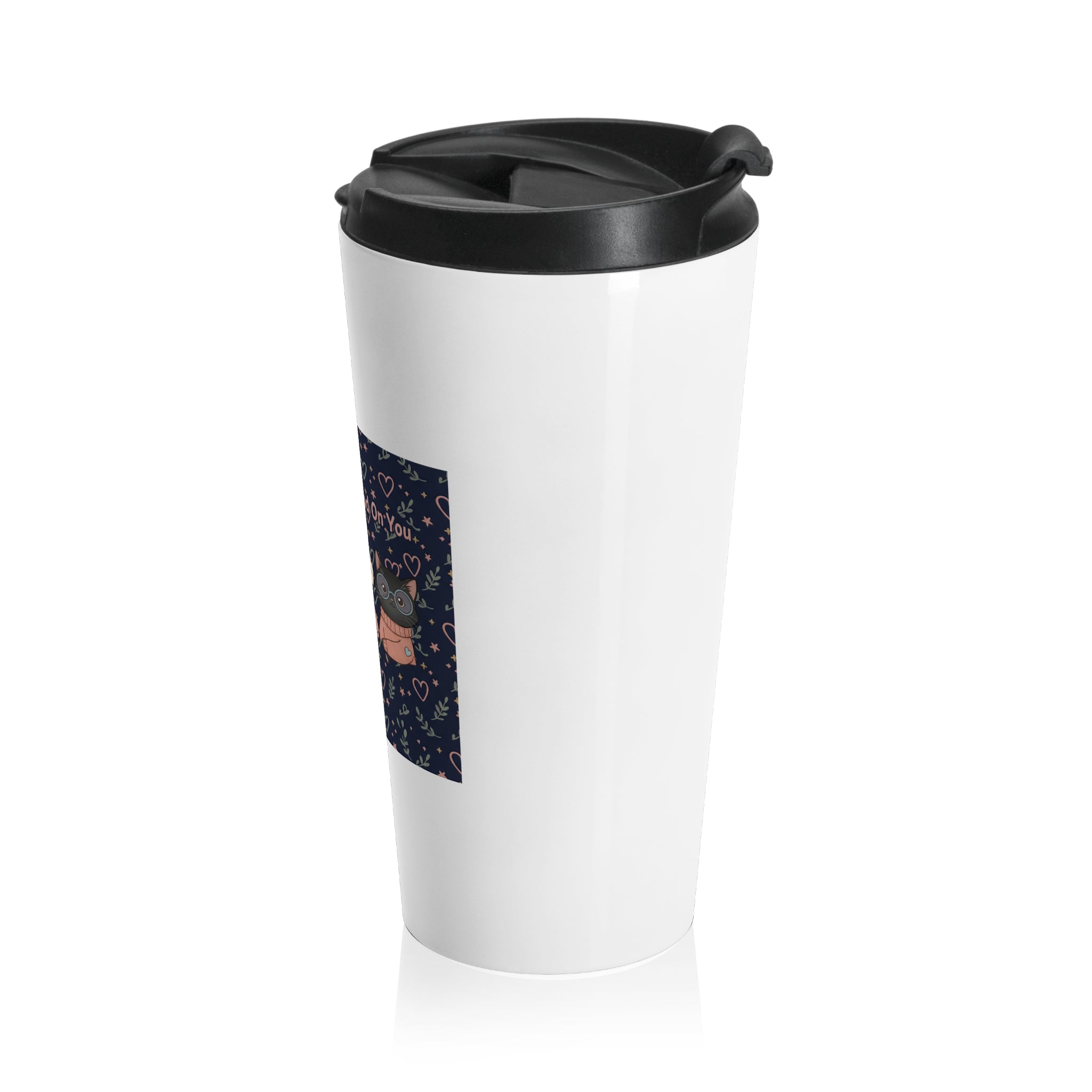 Cats With Glasses Travel Mug – Success Looks Good on You