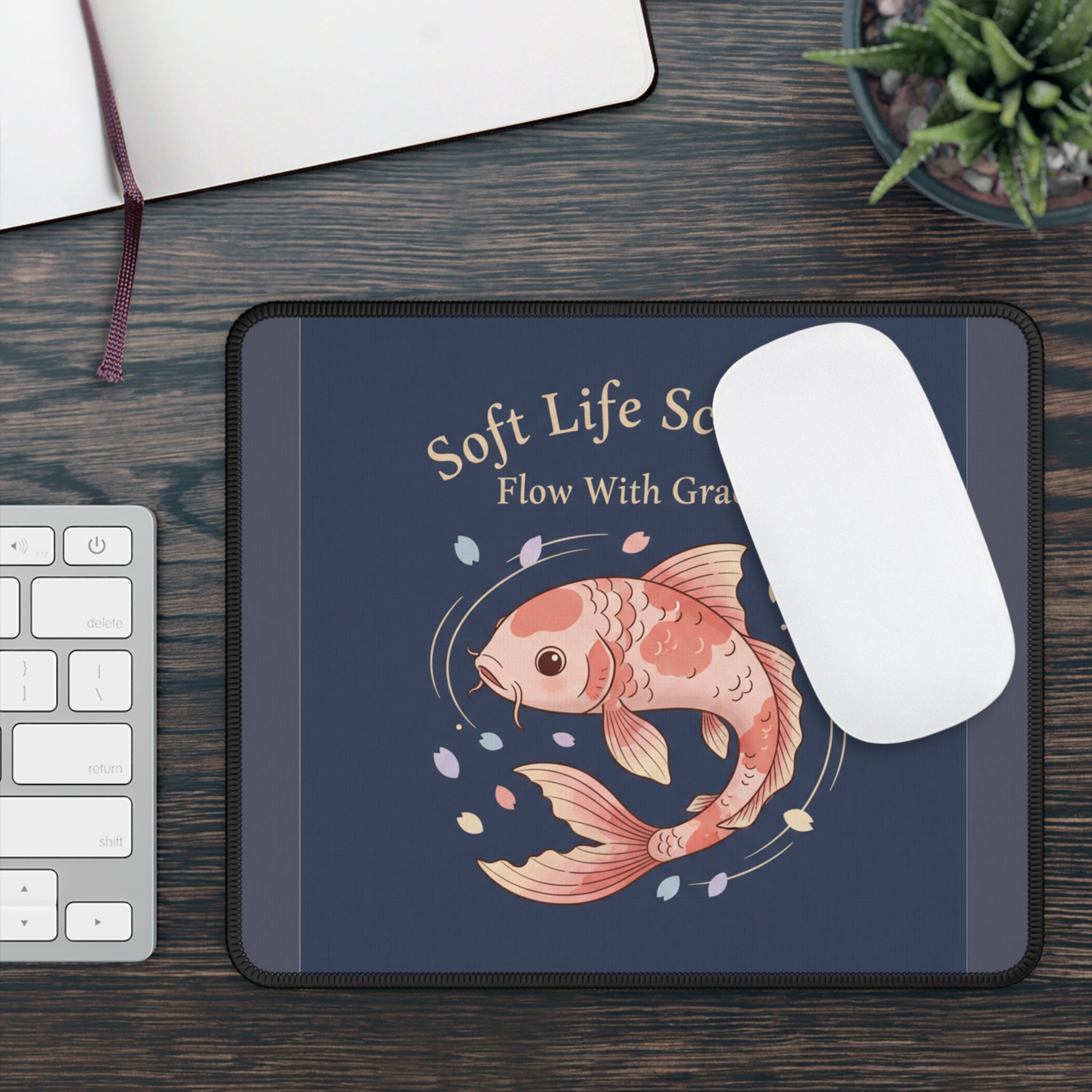 Koi Mouse Pad – Soft Life Scholar Flow With Grace