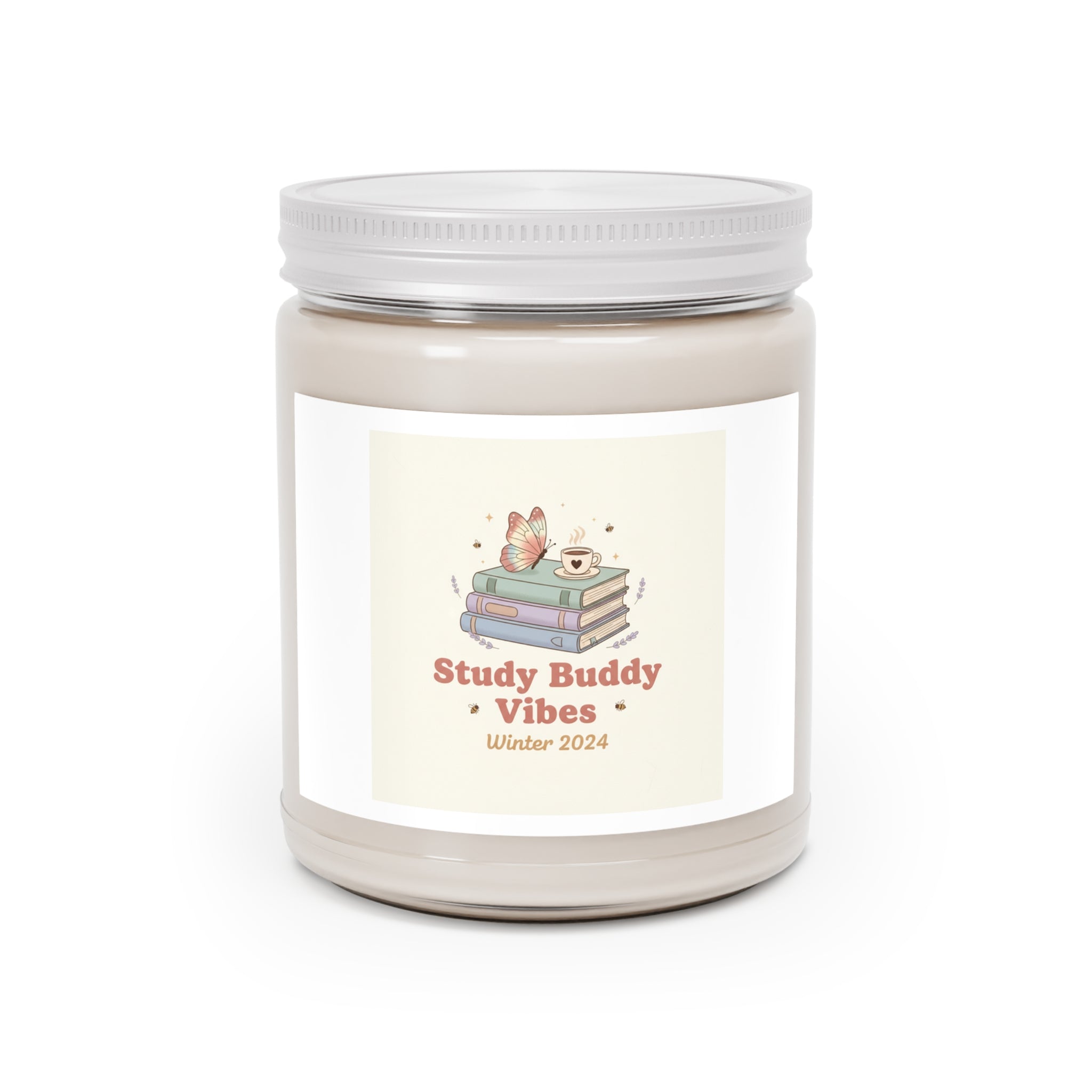 Study Buddy Vibes Winter 2024 Butterfly Scented Candle