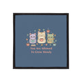 Cats With Glasses Iron-On Patch – You Are Allowed to Grow Slowly