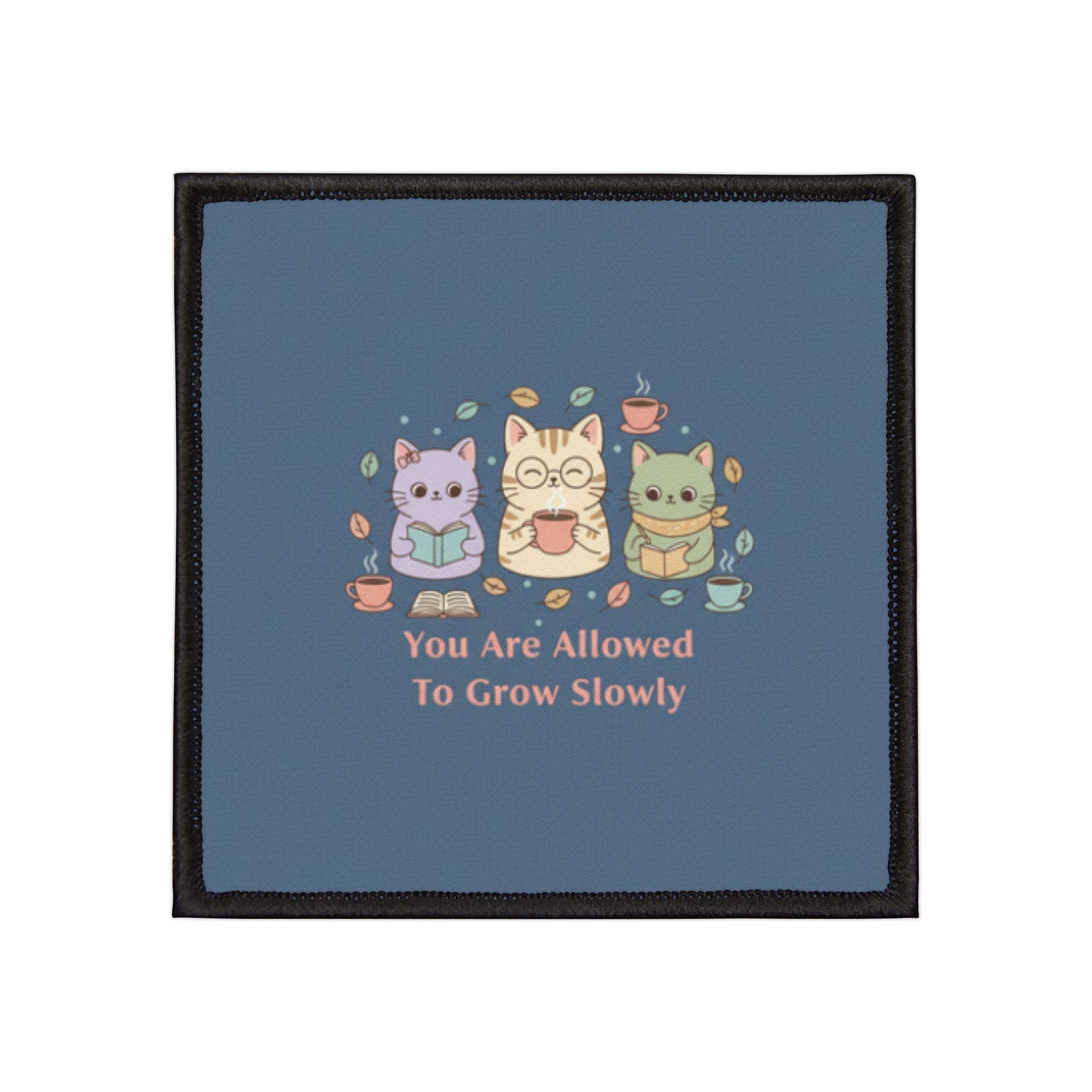 Cats With Glasses Iron-On Patch – You Are Allowed to Grow Slowly