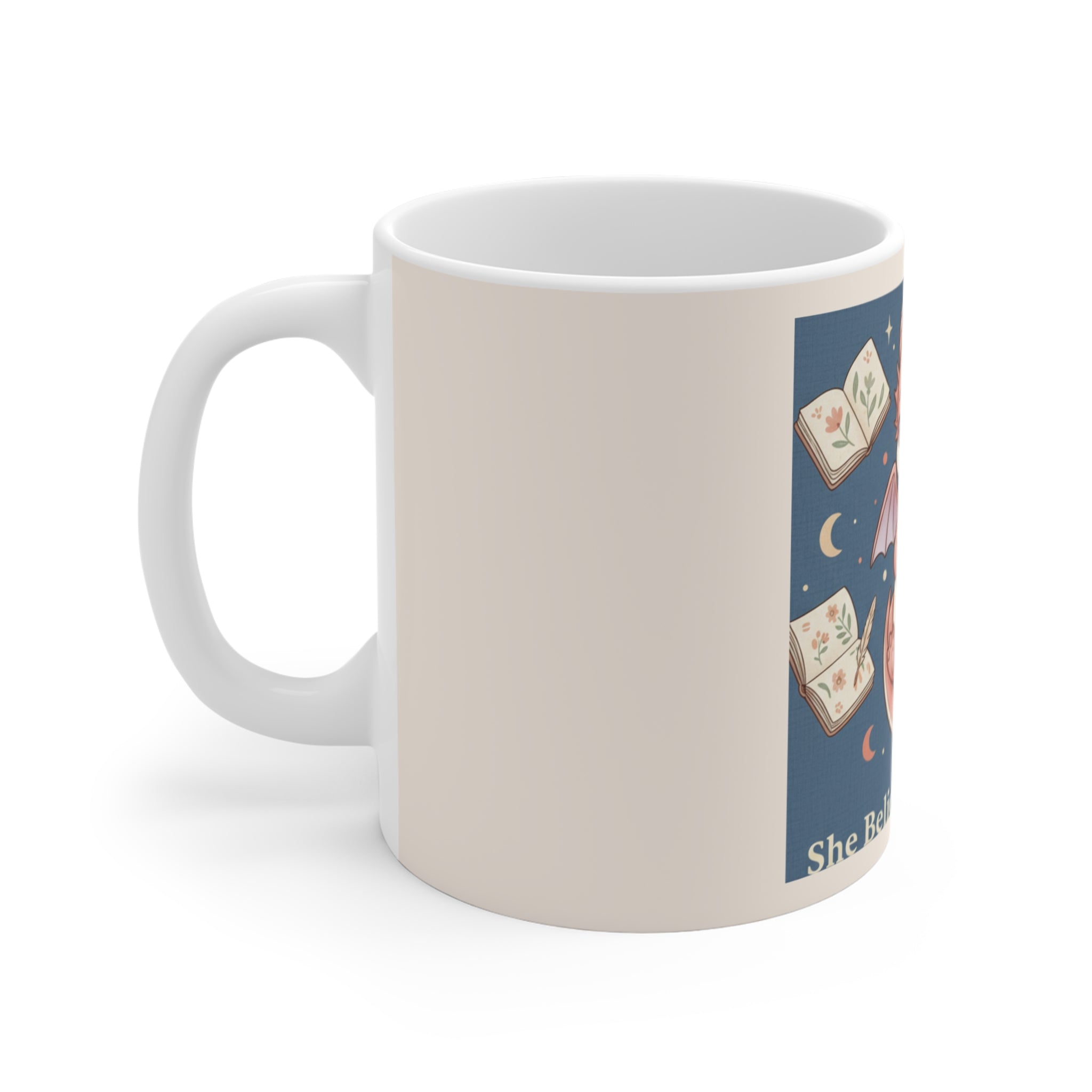 Dragon Mug 11oz – She Believed She Could