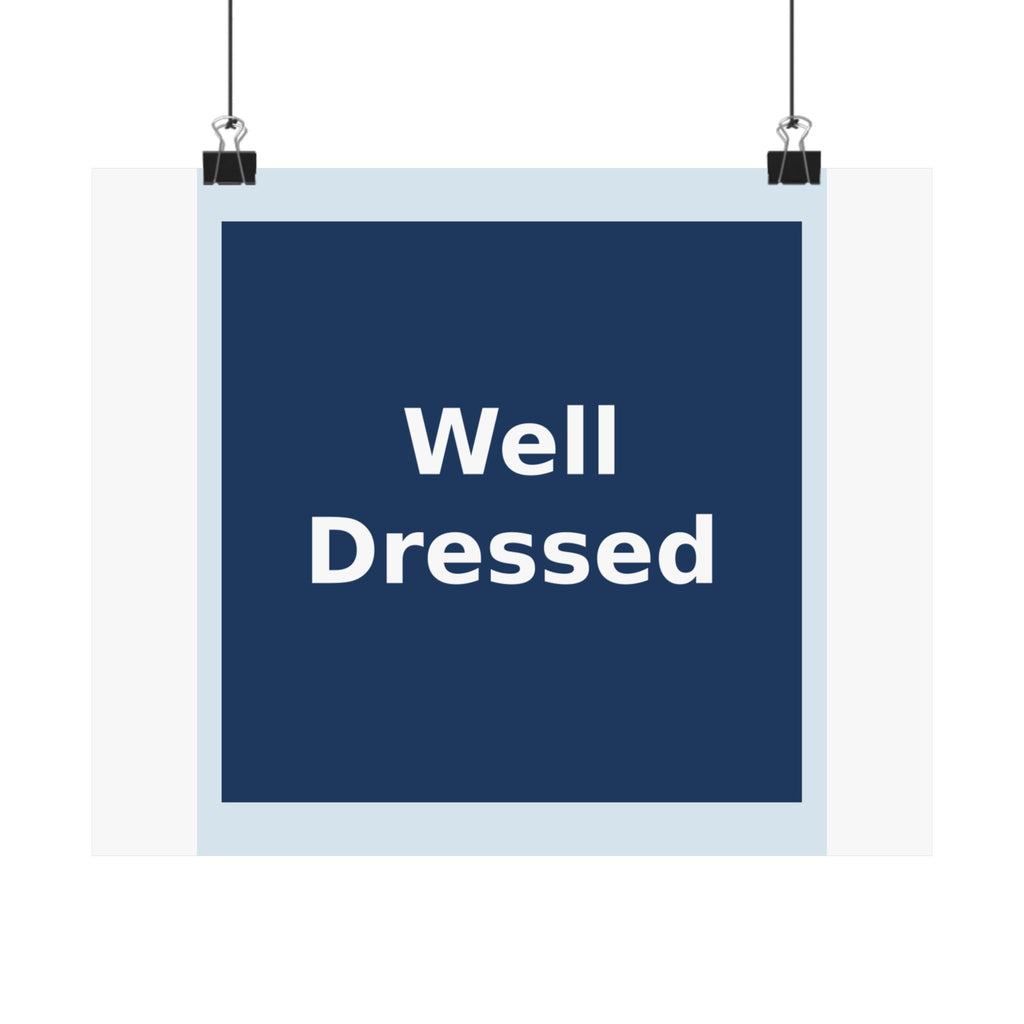 "Well Dressed" Black Cat Poster | Trendy Gift for Her | Lifestyle | KayKay Classics
