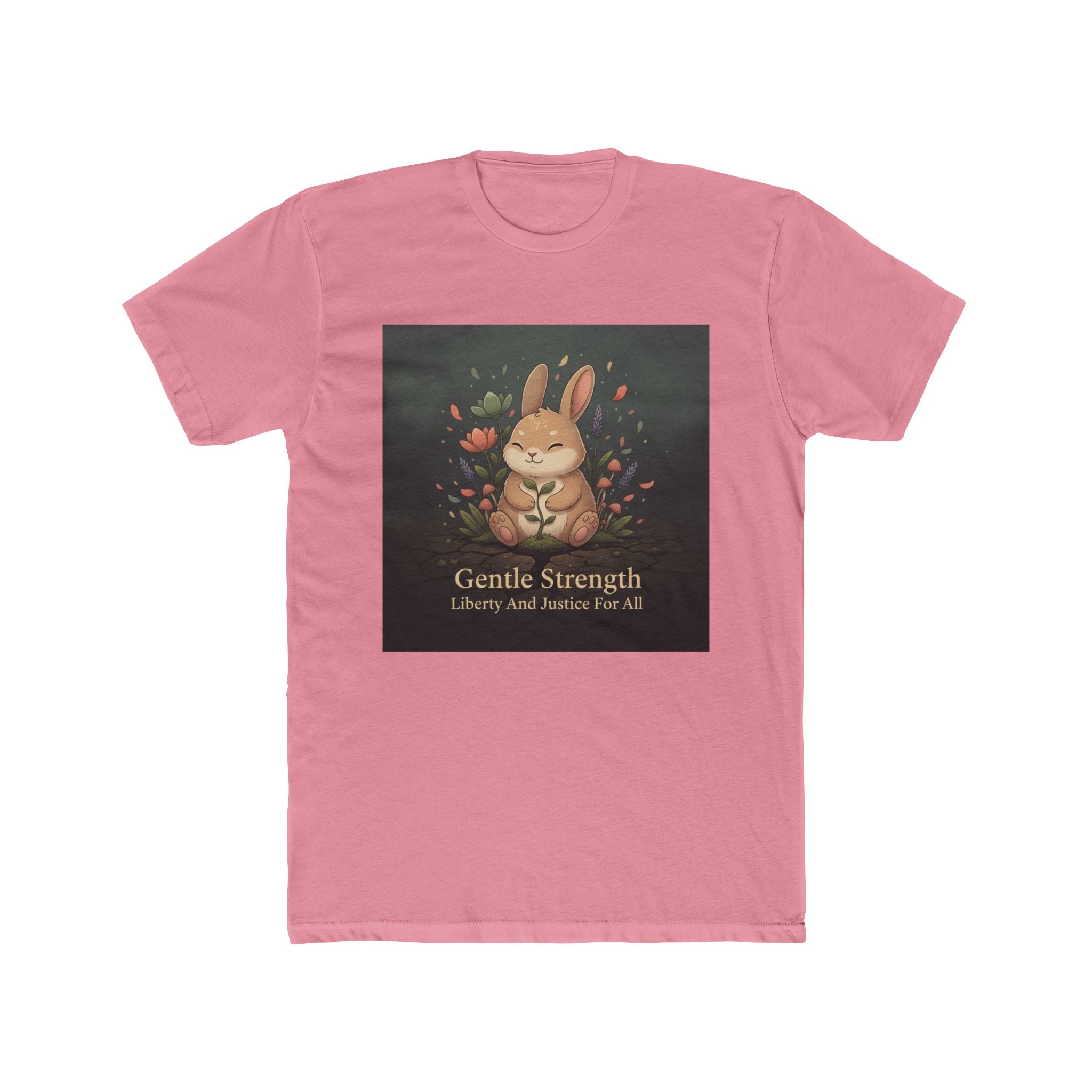 Bunny Unisex Tee – Gentle Strength Liberty and Justice for