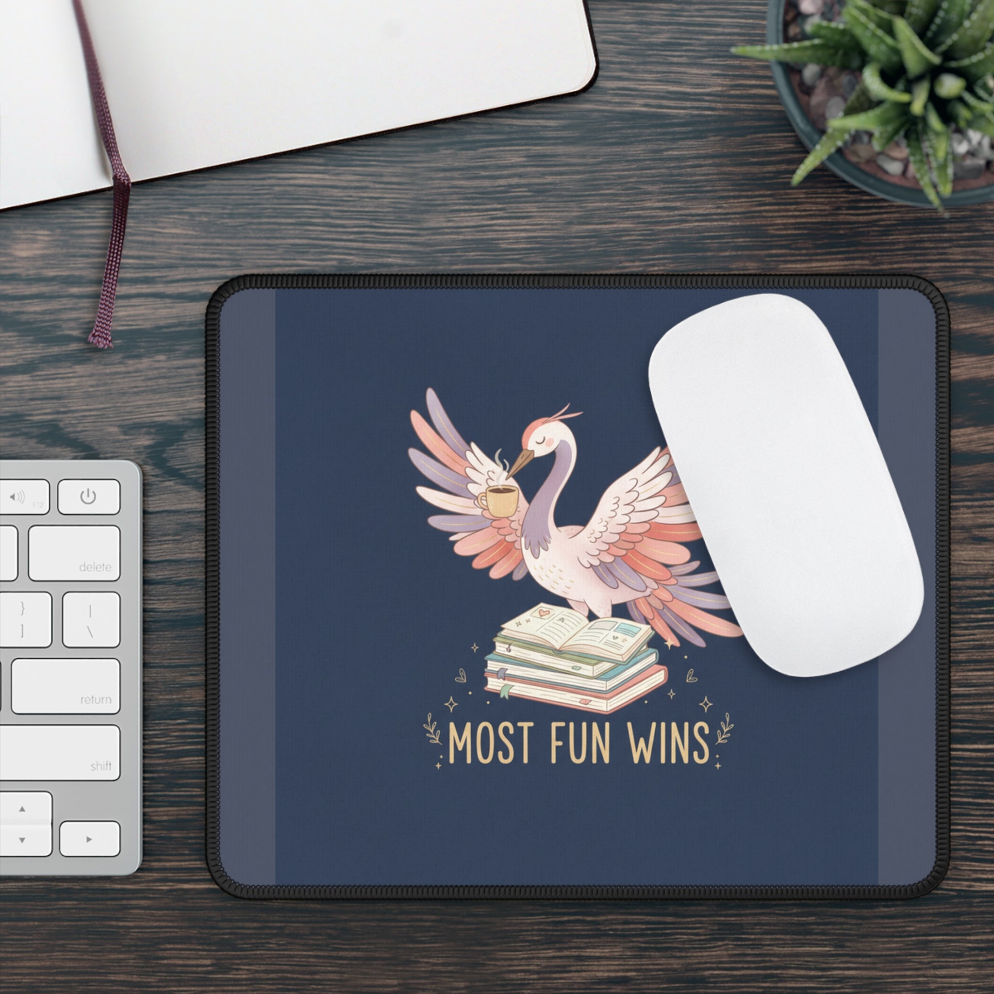 Crane Mouse Pad – Most Fun Wins