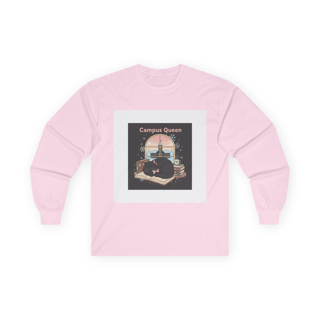 Black Cat Long Sleeve Tee – Campus Queen