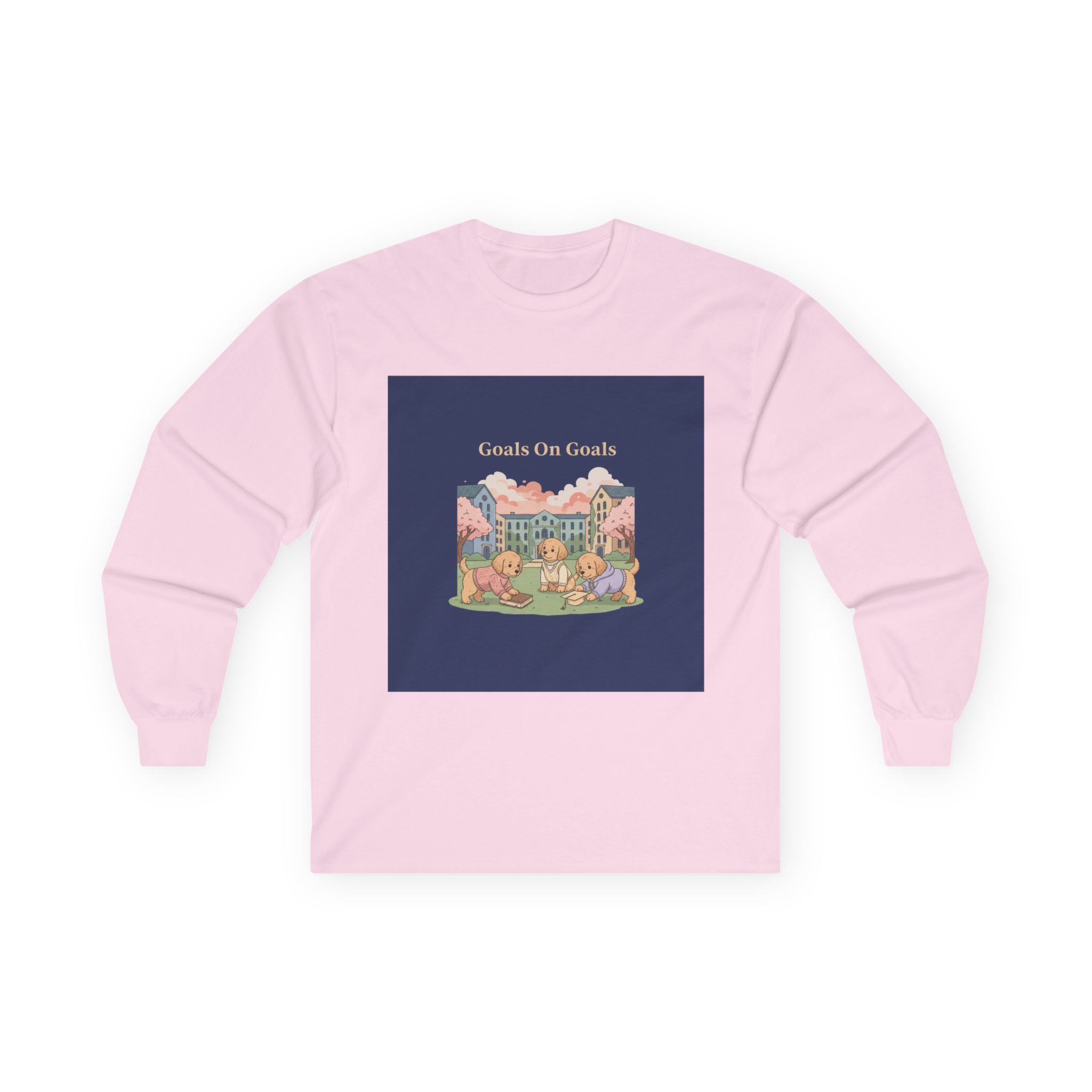 Goals on Goals Long Sleeve Tee – Room Decor