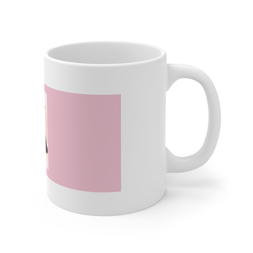 "YOU'RE NEVER TOO MUCH" Black Cat Mug | College Girl Gift | Fashion | KayKay Classics
