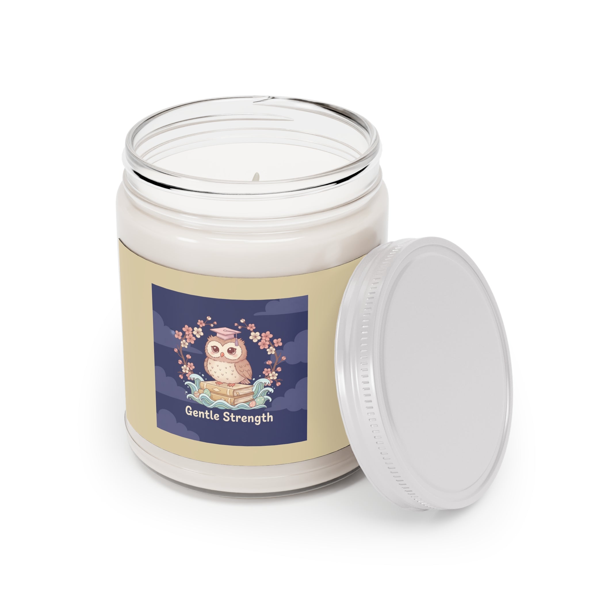 Owl Scented Candle – Gentle Strength
