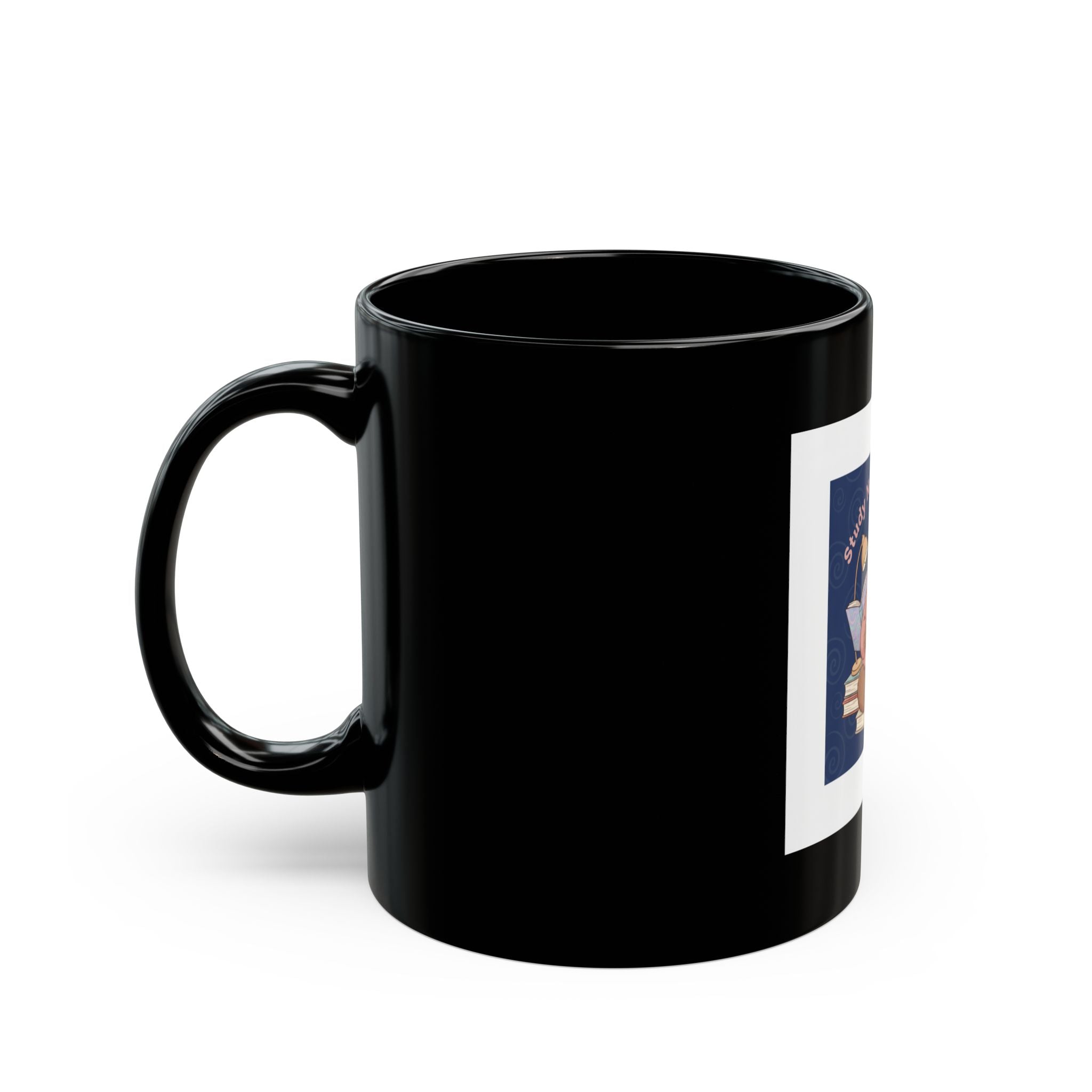 Bear Black Mug 11oz – Study Now Slay Later