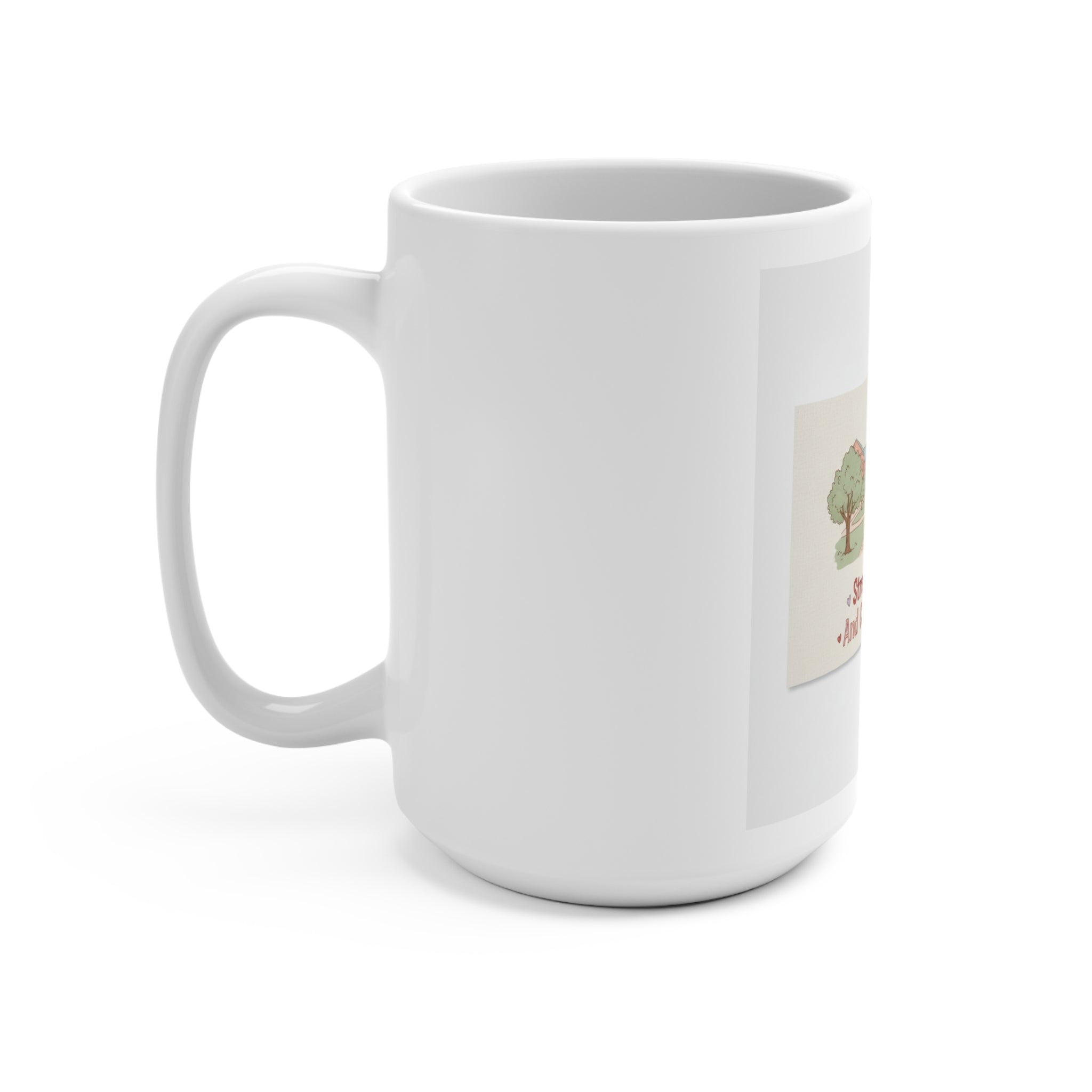 Stressed Blessed And Coffee Obsessed Cardinal Mug 15oz