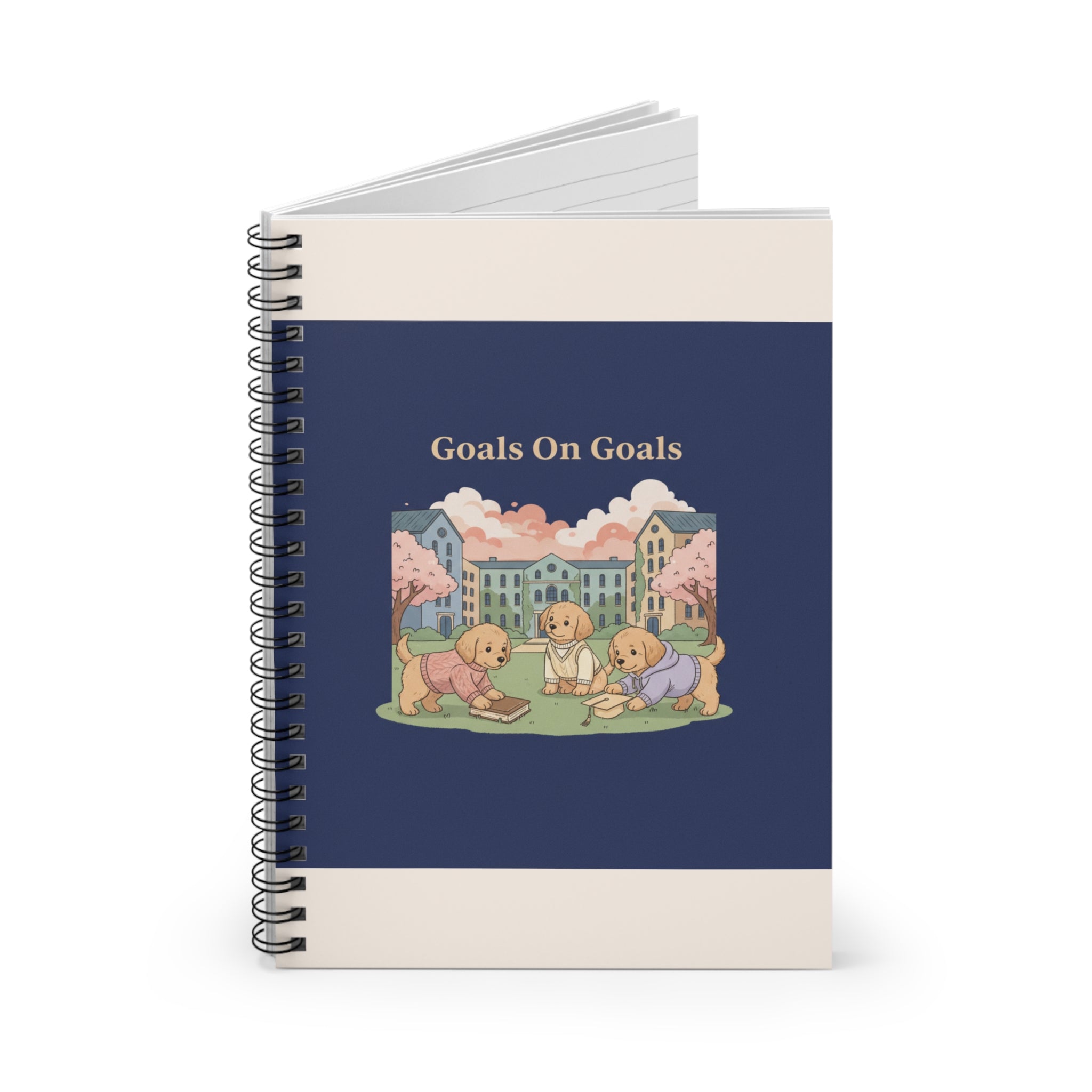 Goals on Goals Spiral Notebook – Home Decor